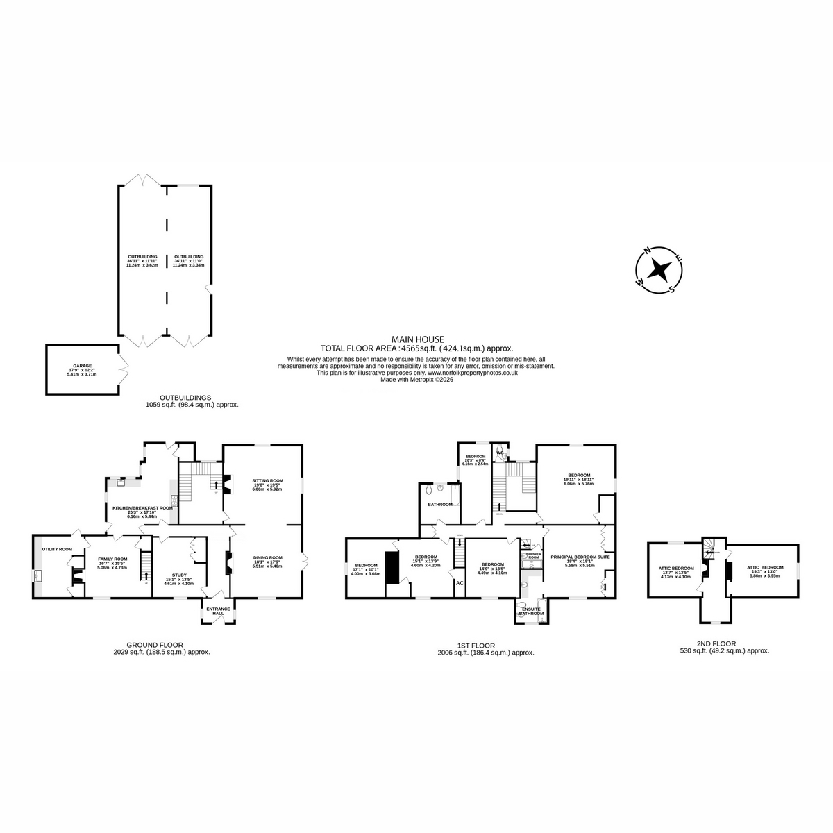 Cedar Grange, Cedar Road, Norwich floorplan