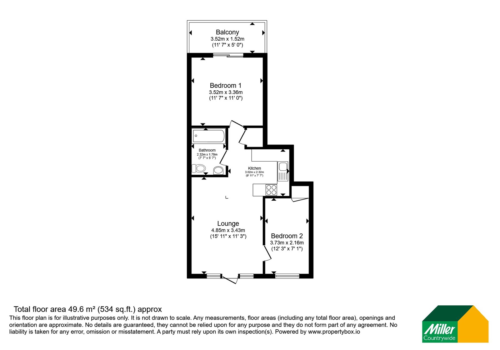 2 Lower Talland,, Talland Road, Cornwall floorplan