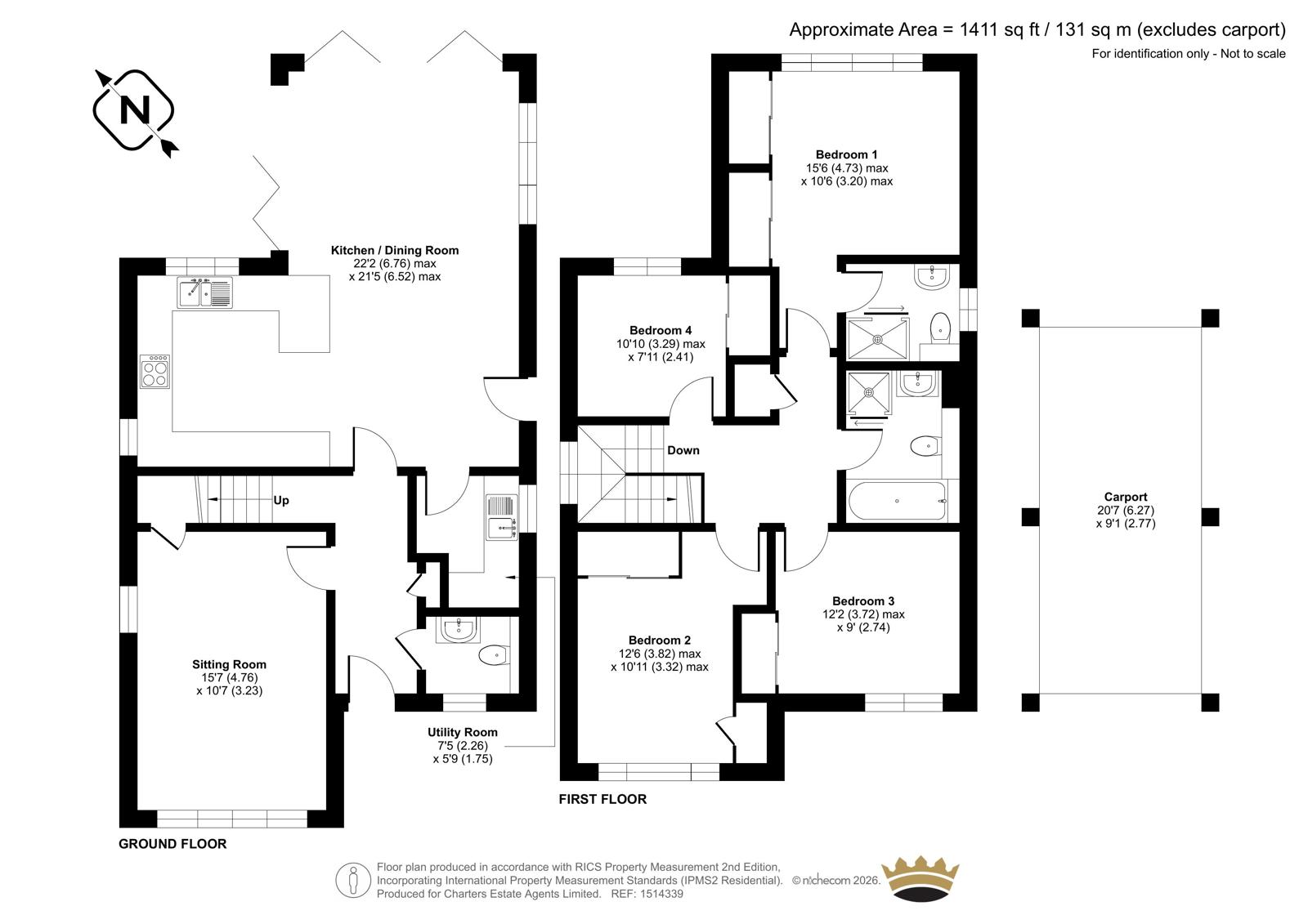 169, Lovedean Lane, Hampshire floorplan