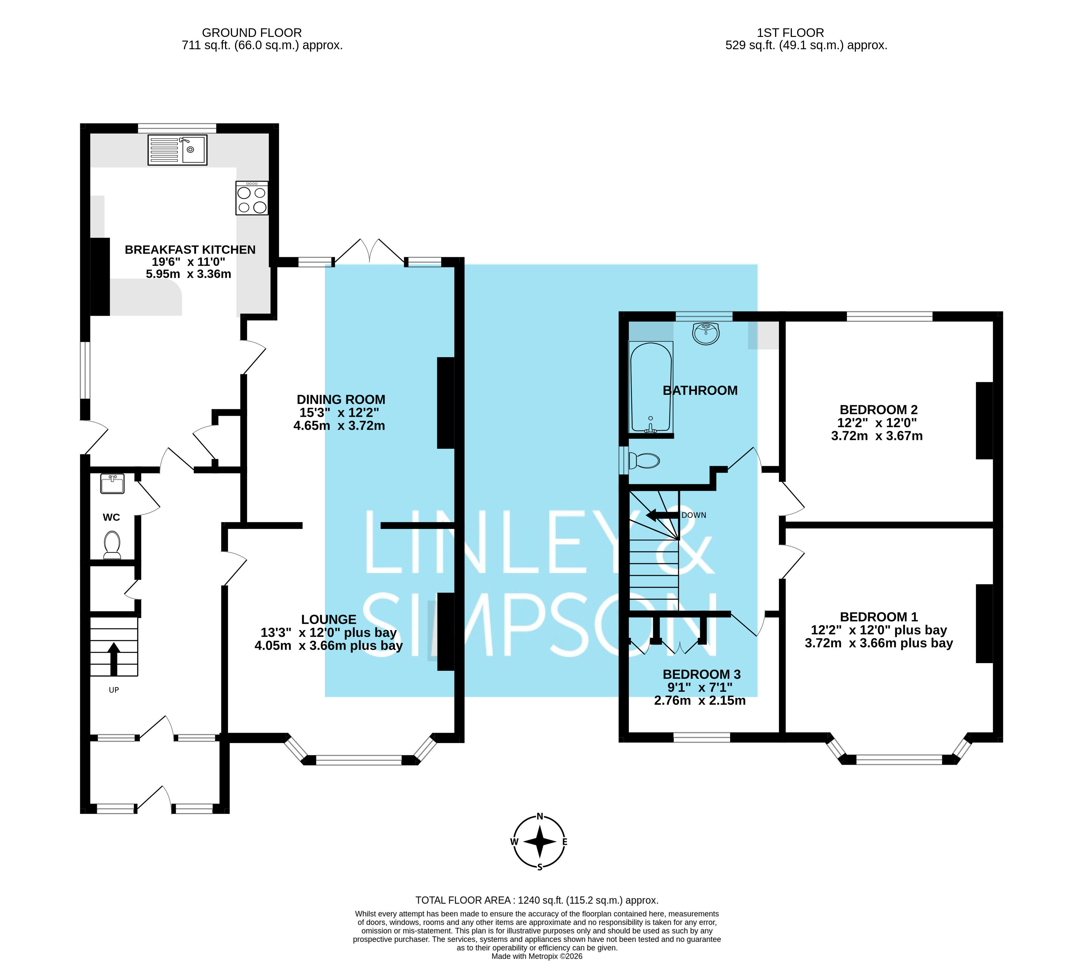 163, Hull Road, York floorplan