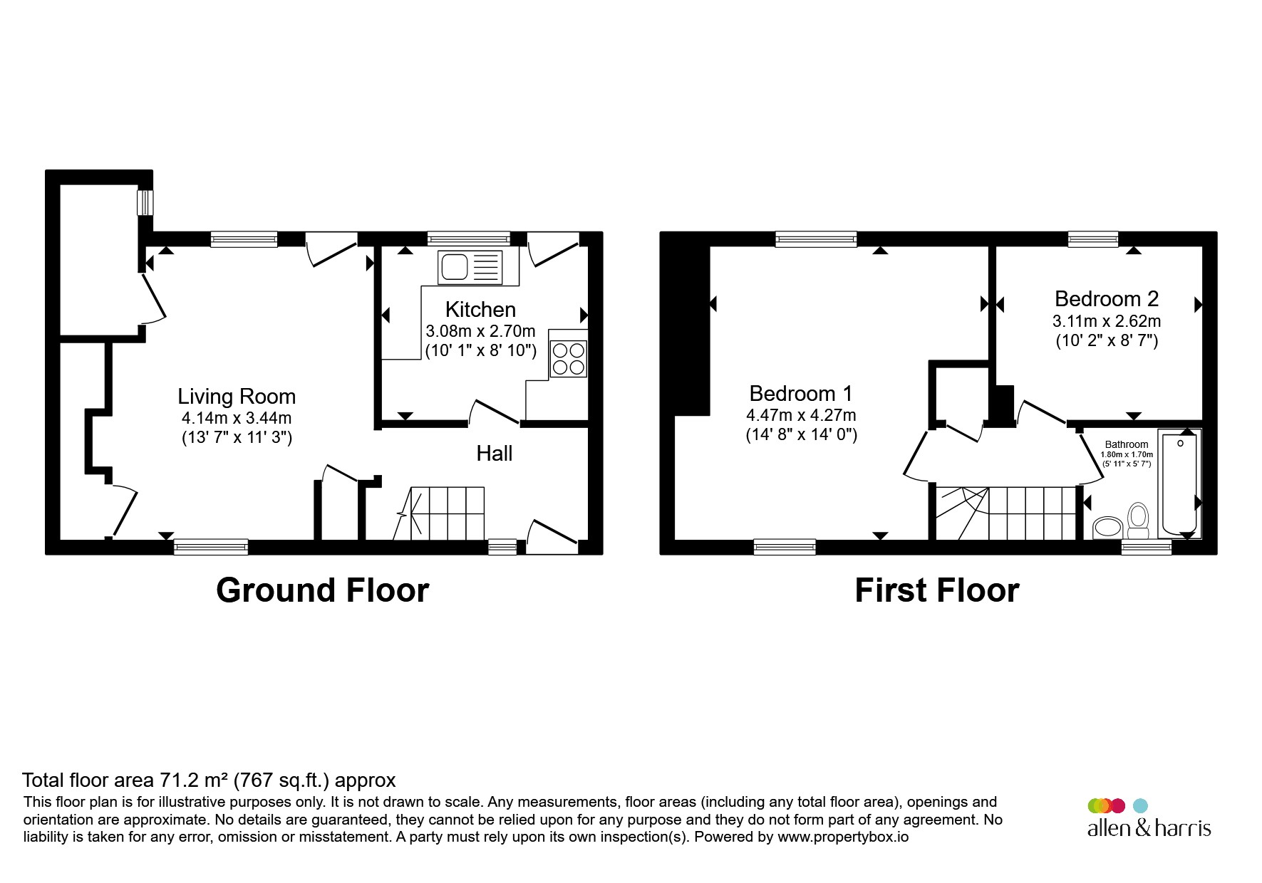 2, Hall Farm Cottages, Lechlade floorplan