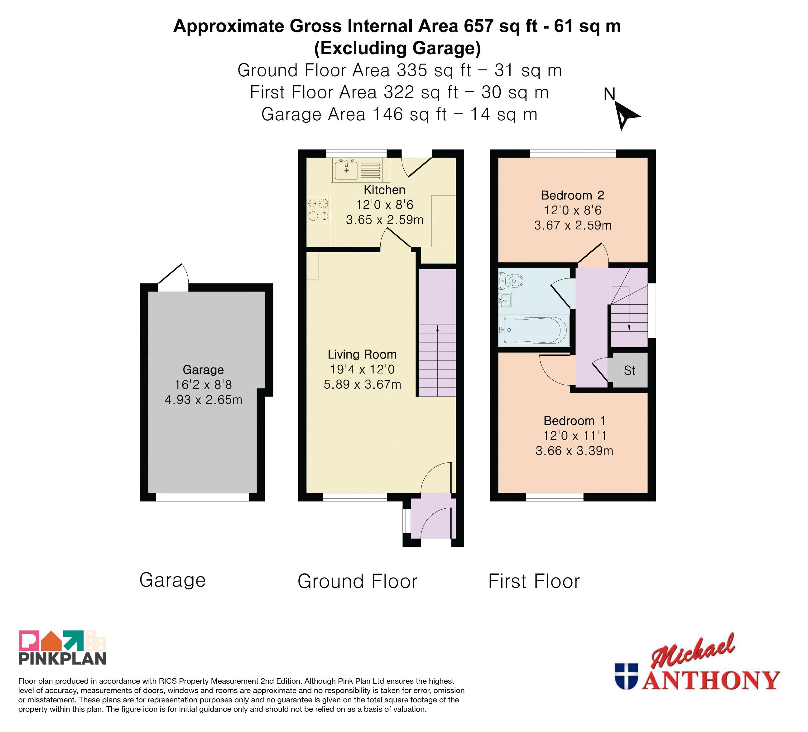 57, Downland, Milton Keynes floorplan