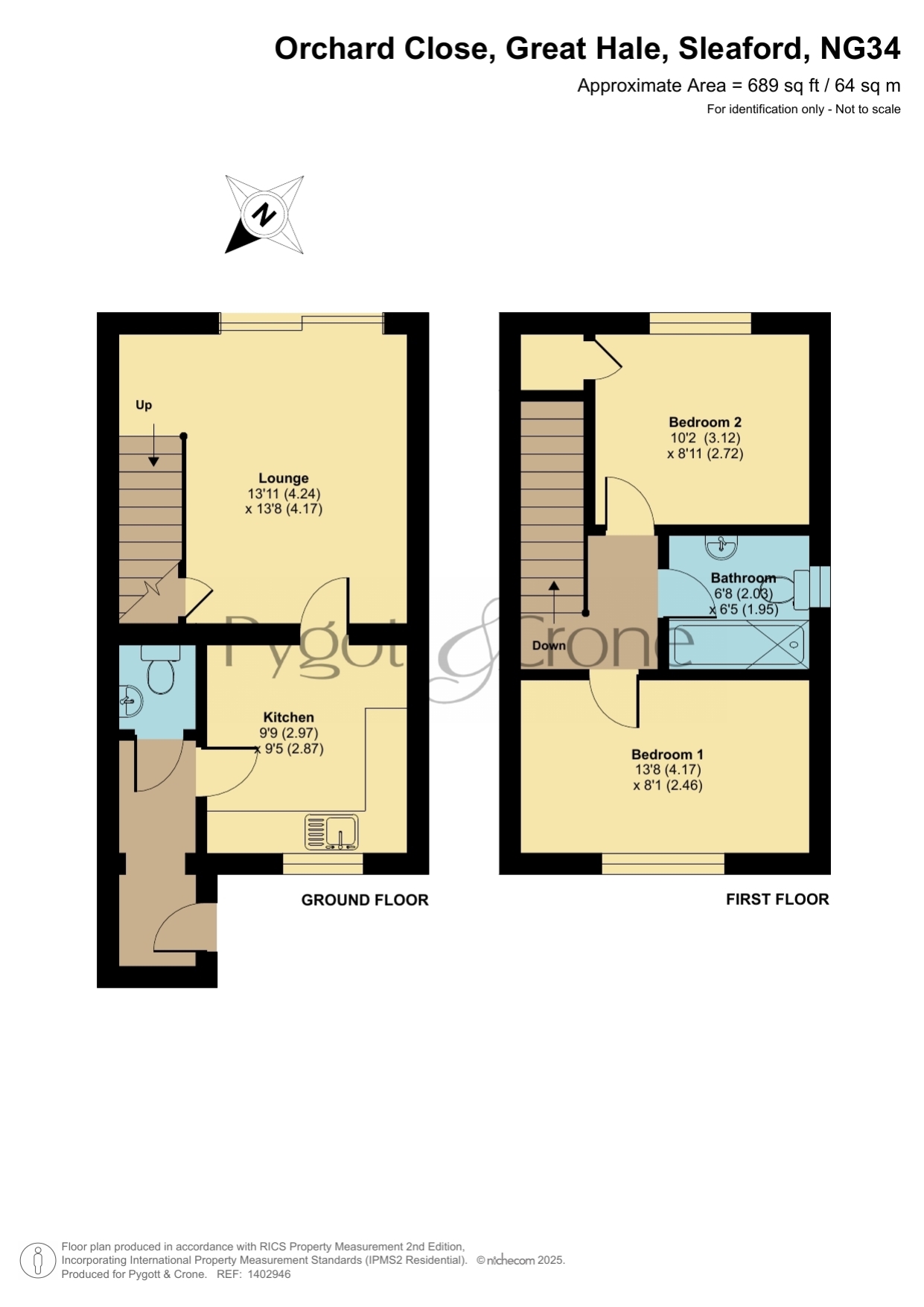 79, Orchard Close, Sleaford floorplan
