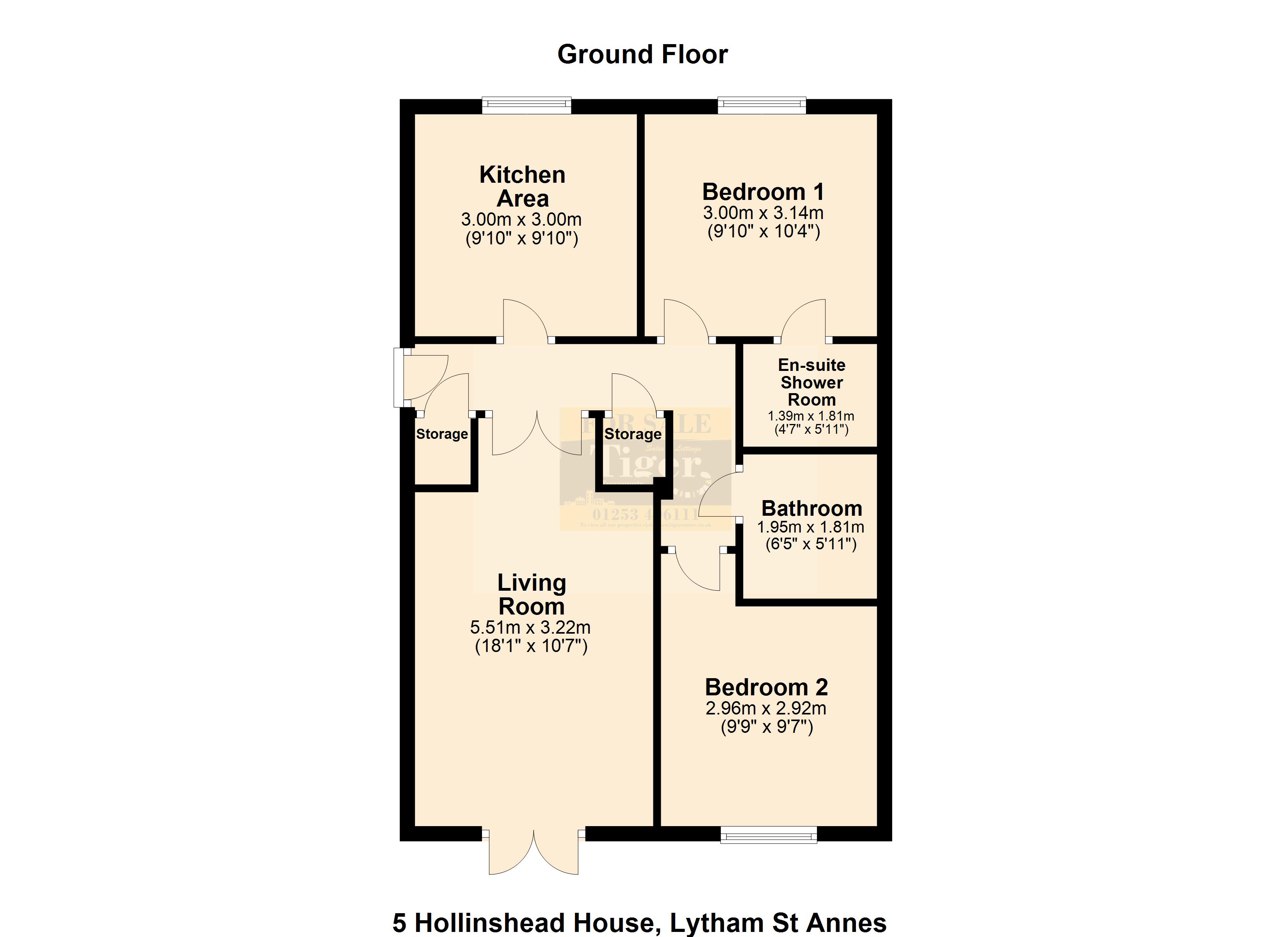 Bailey Avenue, Lytham St. Annes FY8, 2 bedroom flat for sale 59223823
