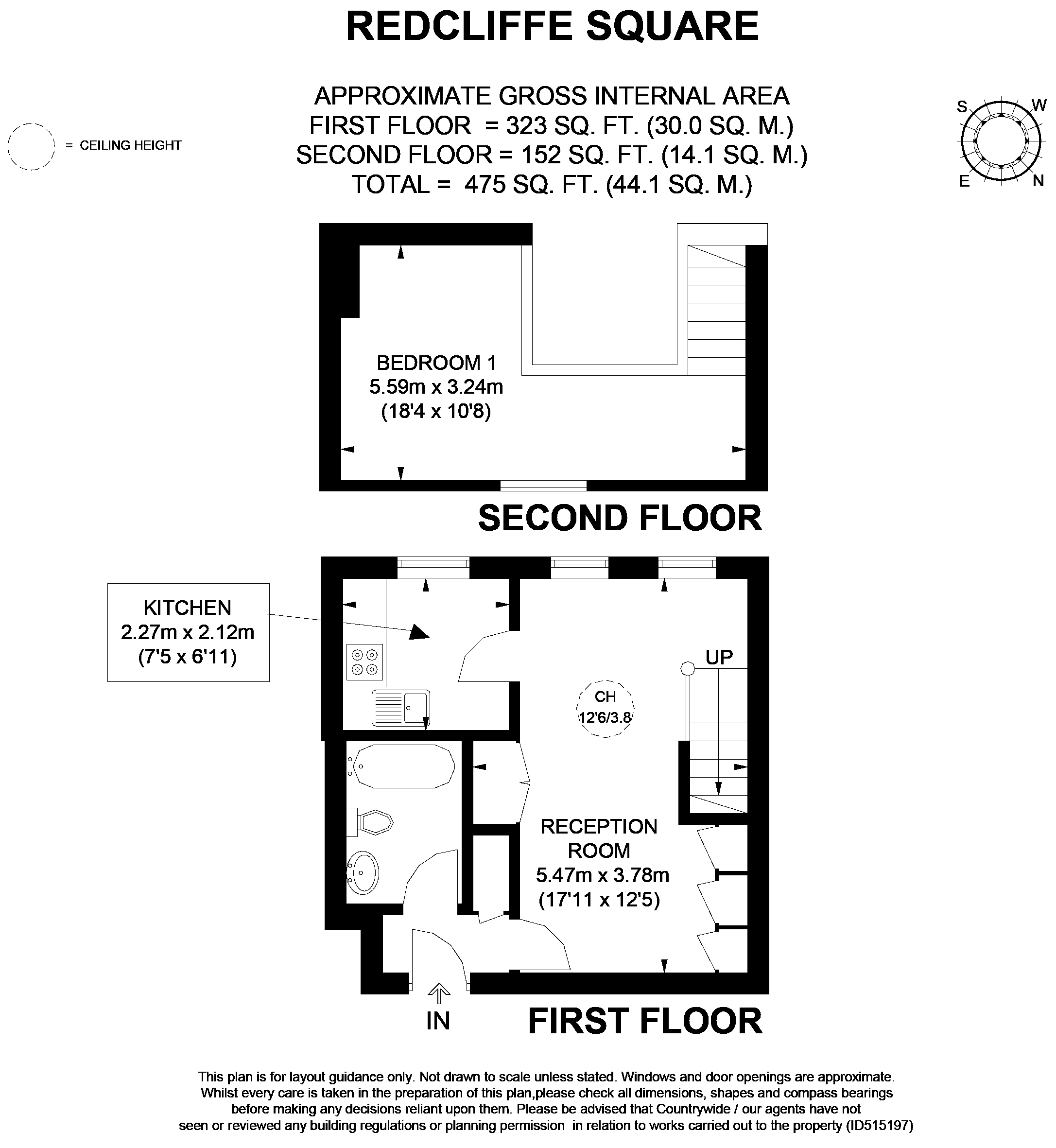 1 Bedrooms Flat to rent in Redcliffe Square, Earls Court SW10