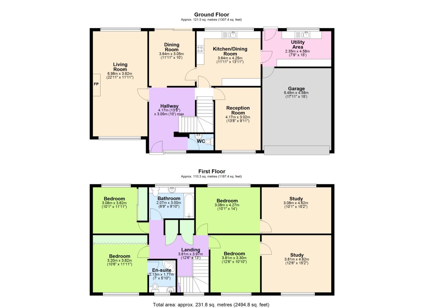 Woodhey, Green Close, Nottingham floorplan
