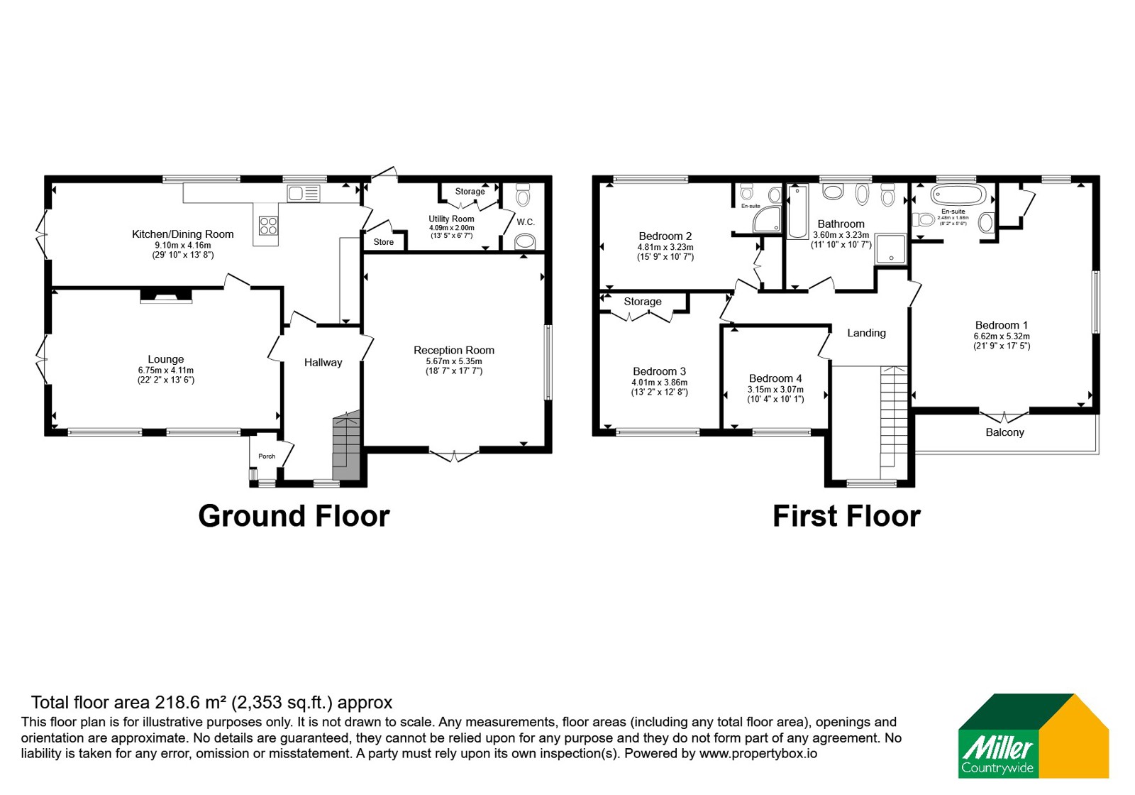 Trelander House,, Ridgeovean, Penzance floorplan