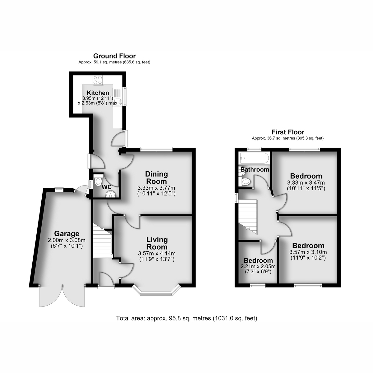 58, Moor Road, Brinsley floorplan