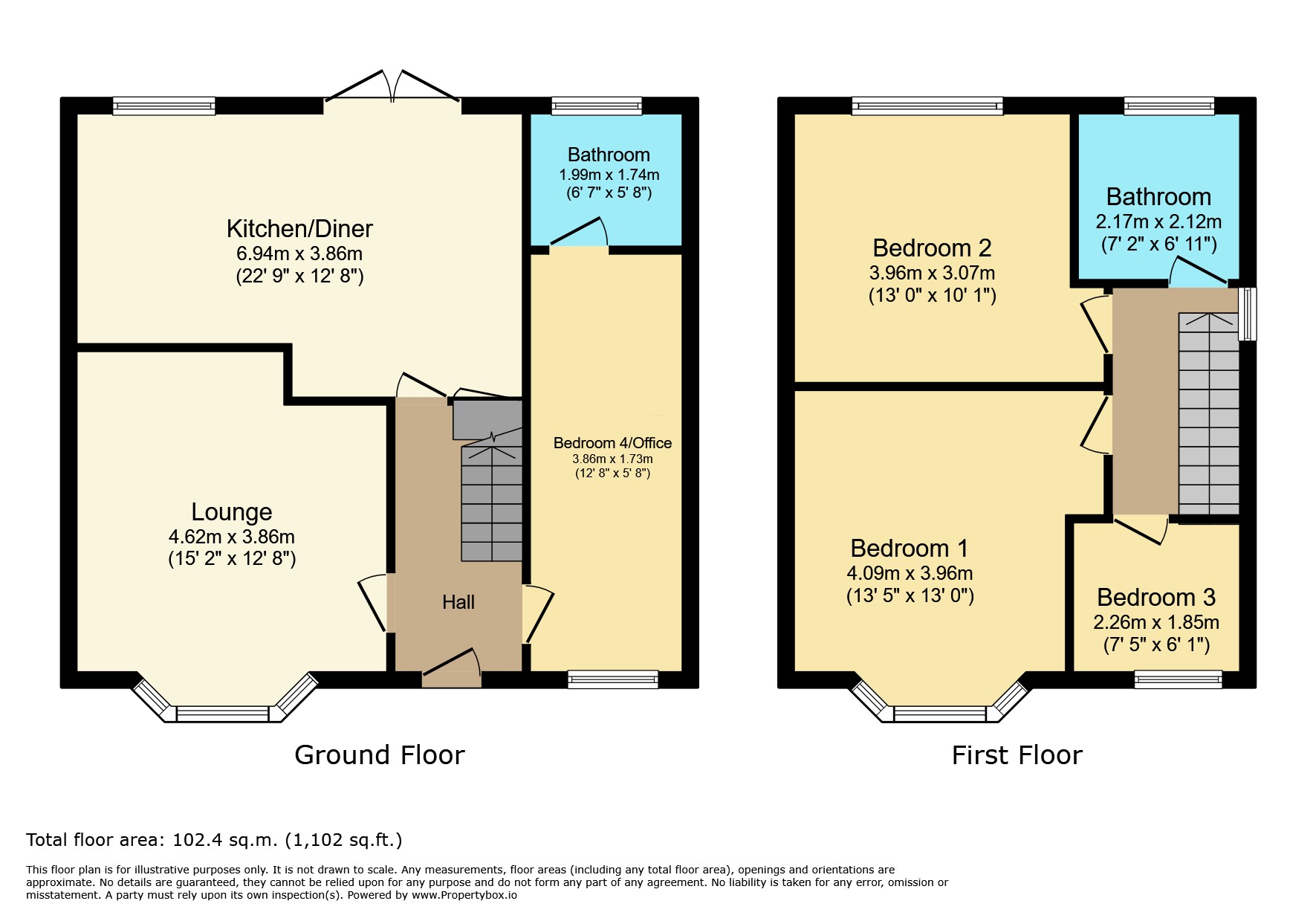 10 Ferndale Road, Leicester floorplan