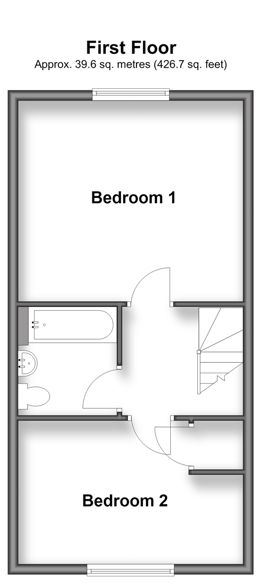 The Weavers, Headcorn floorplan