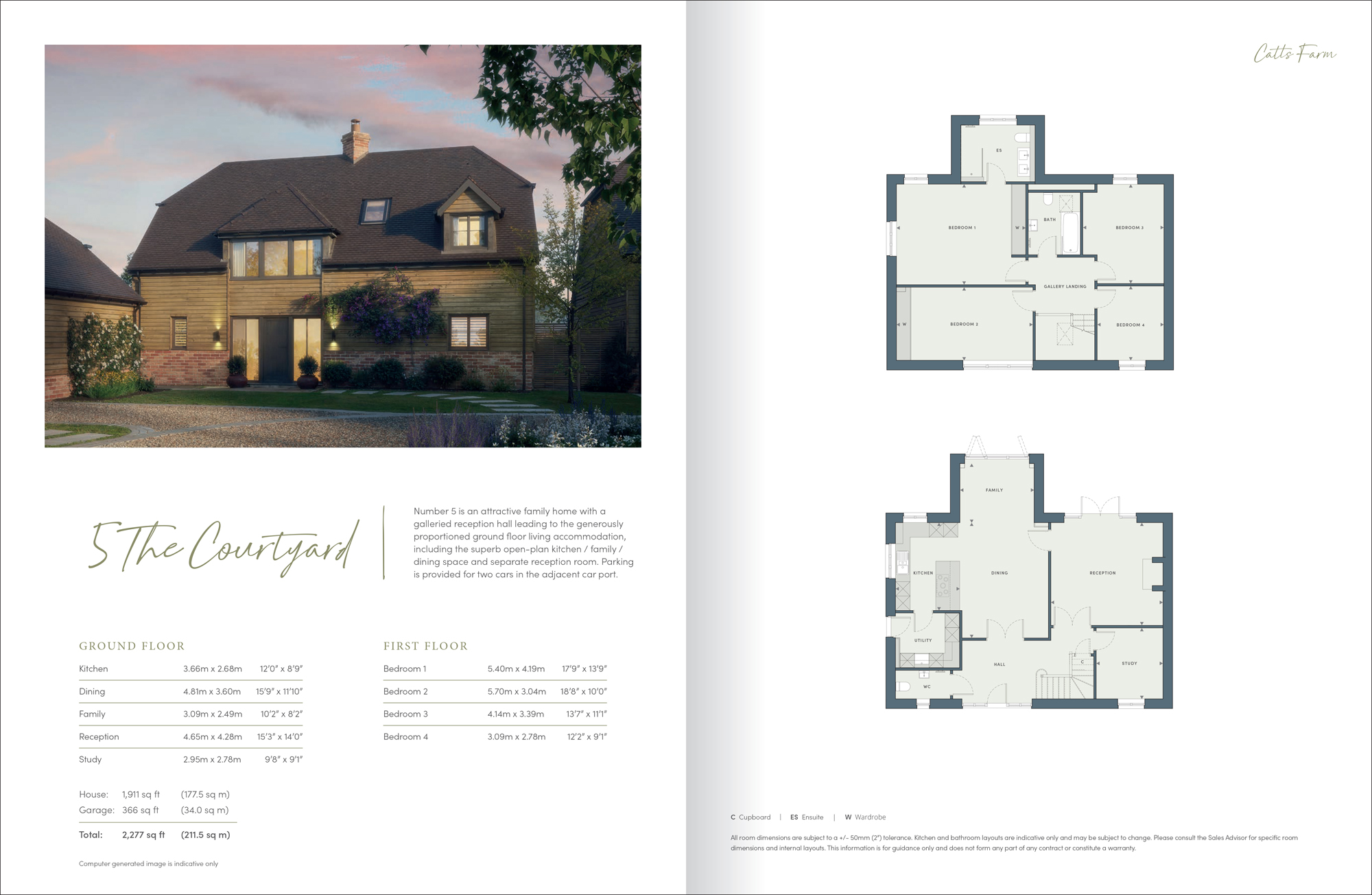 5, Catts Farm, Headley floorplan