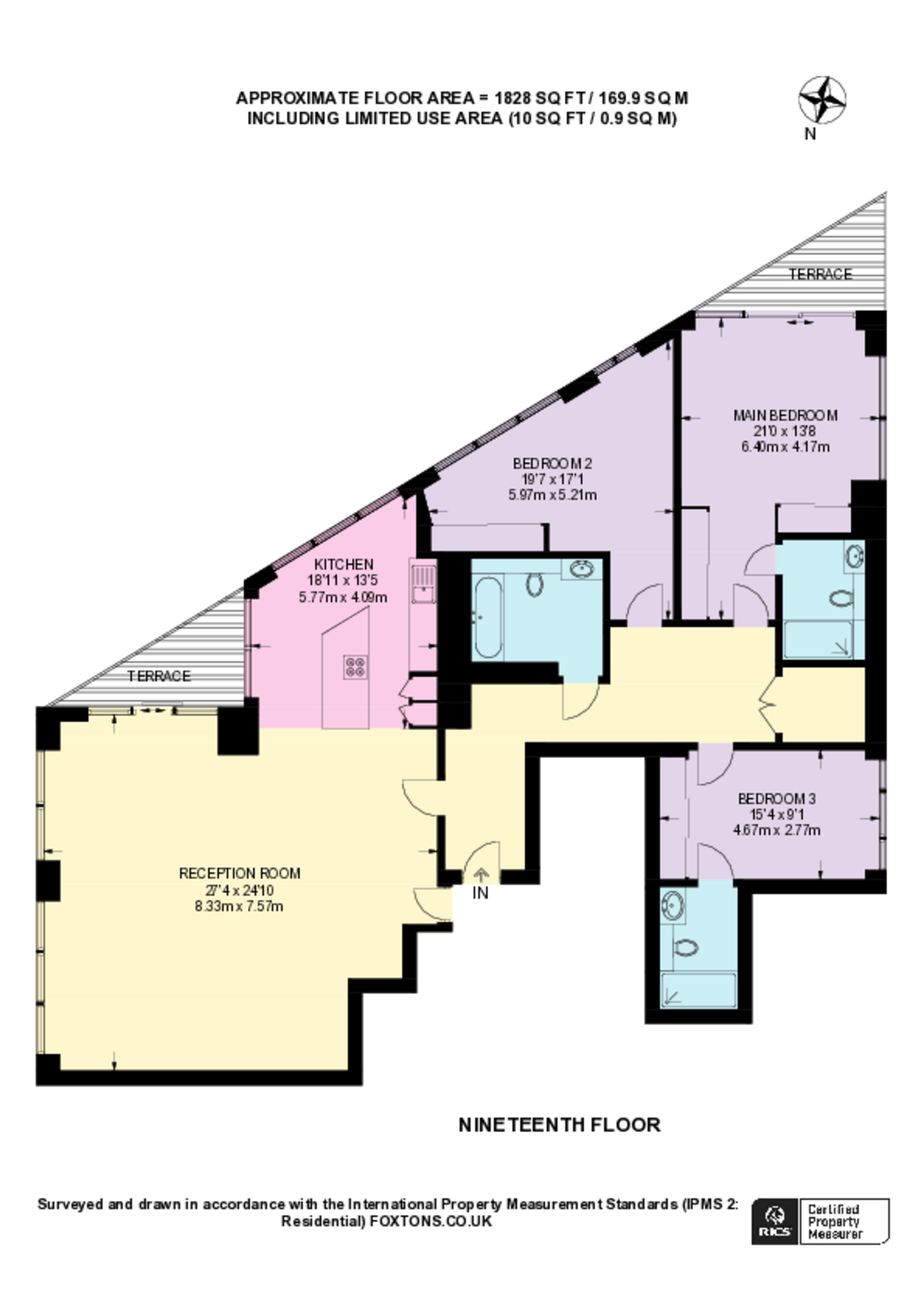 Chelsea Creek Tower, Fulham floorplan
