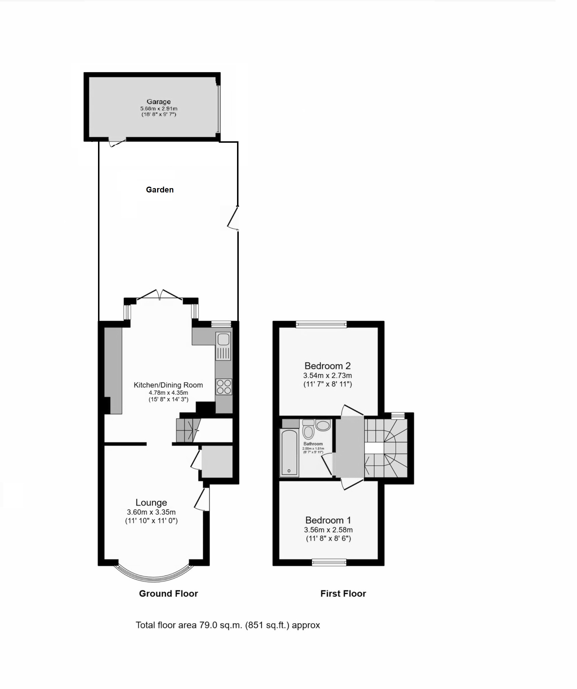 48, Radnor Road, Strawberry Hill floorplan