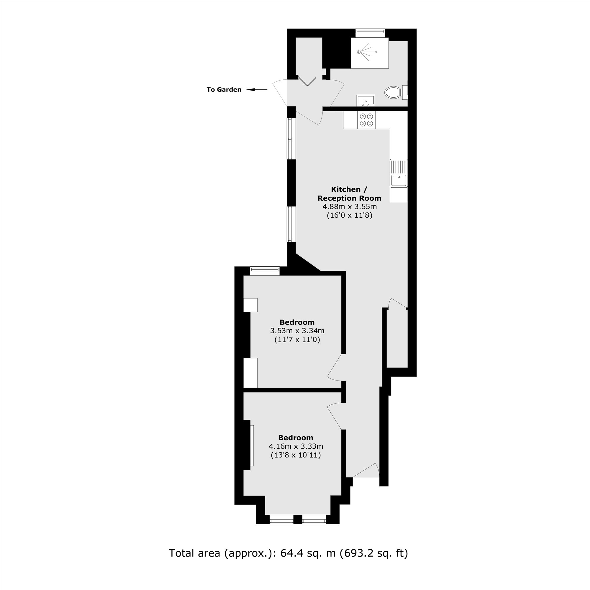 Mellison Road, London floorplan