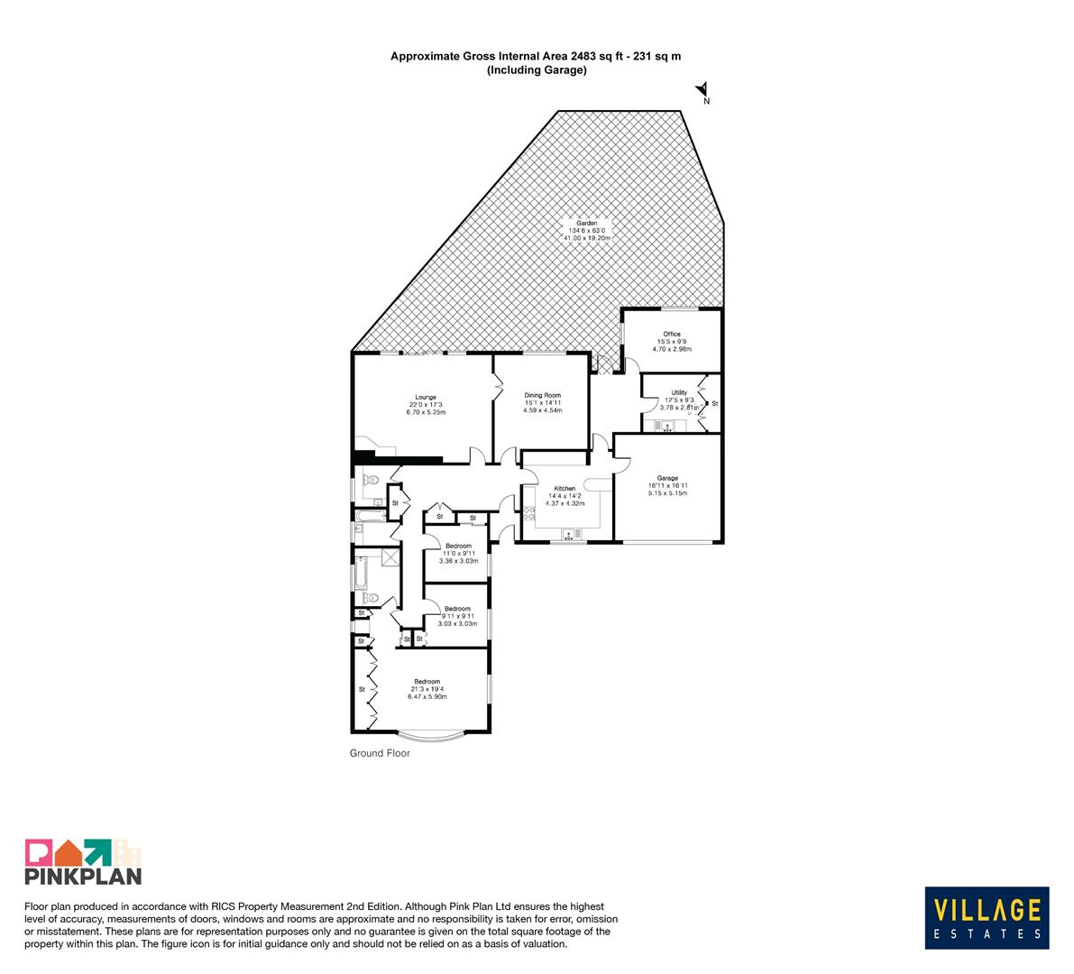 7, Faggotts Close, Radlett floorplan