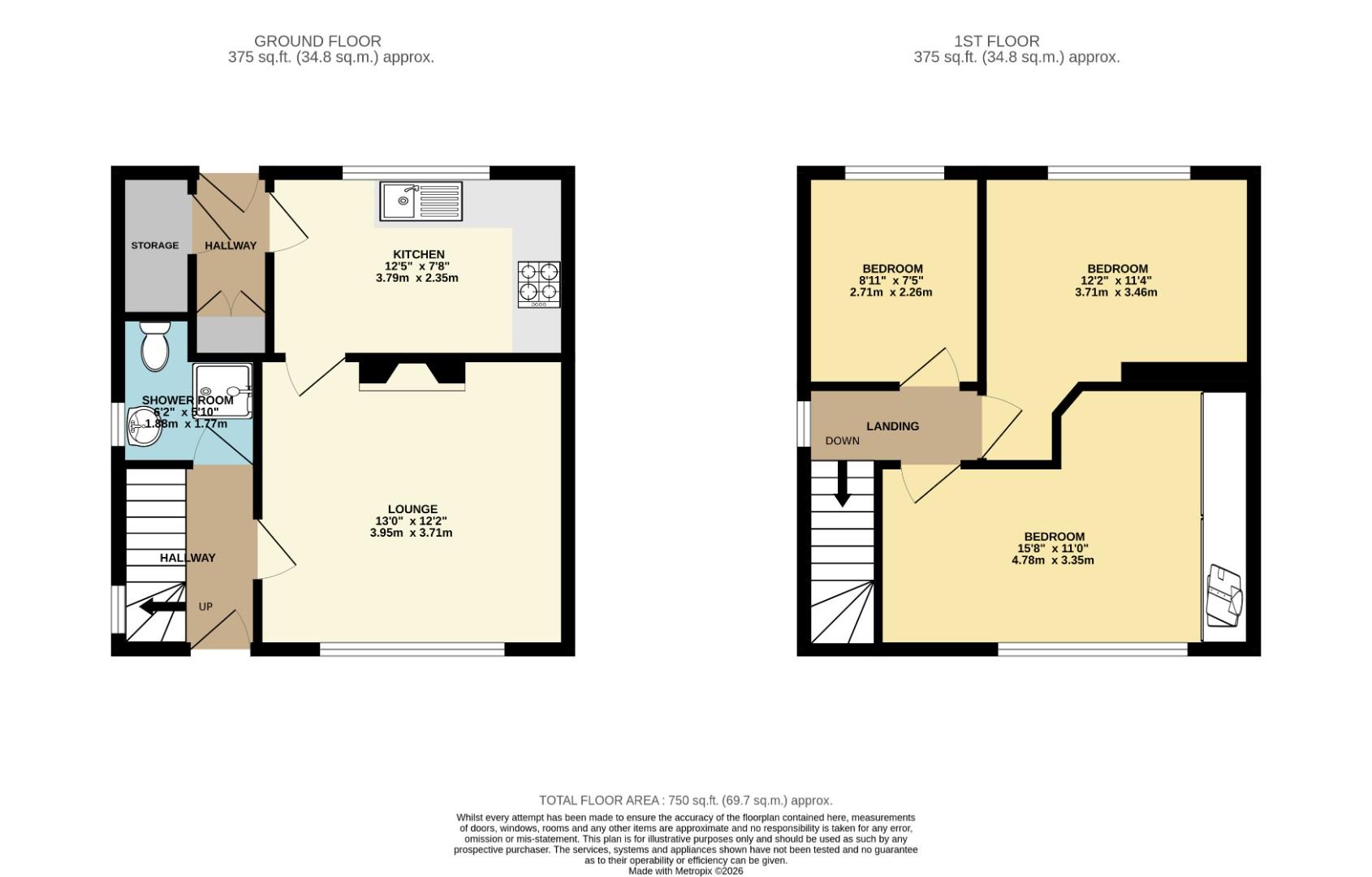 44, Hardcastle Avenue, Chorlton floorplan