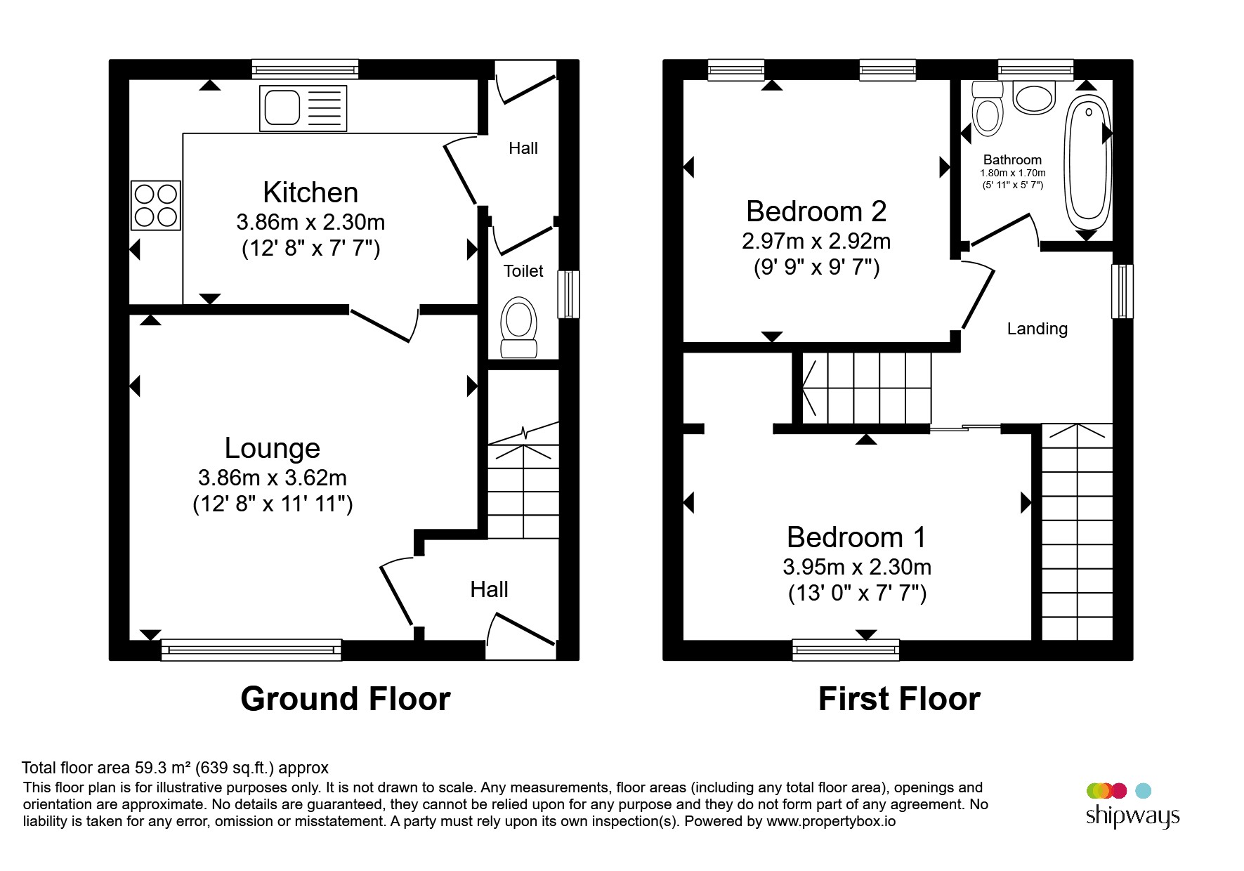 34, Chestnut Avenue, DUDLEY floorplan