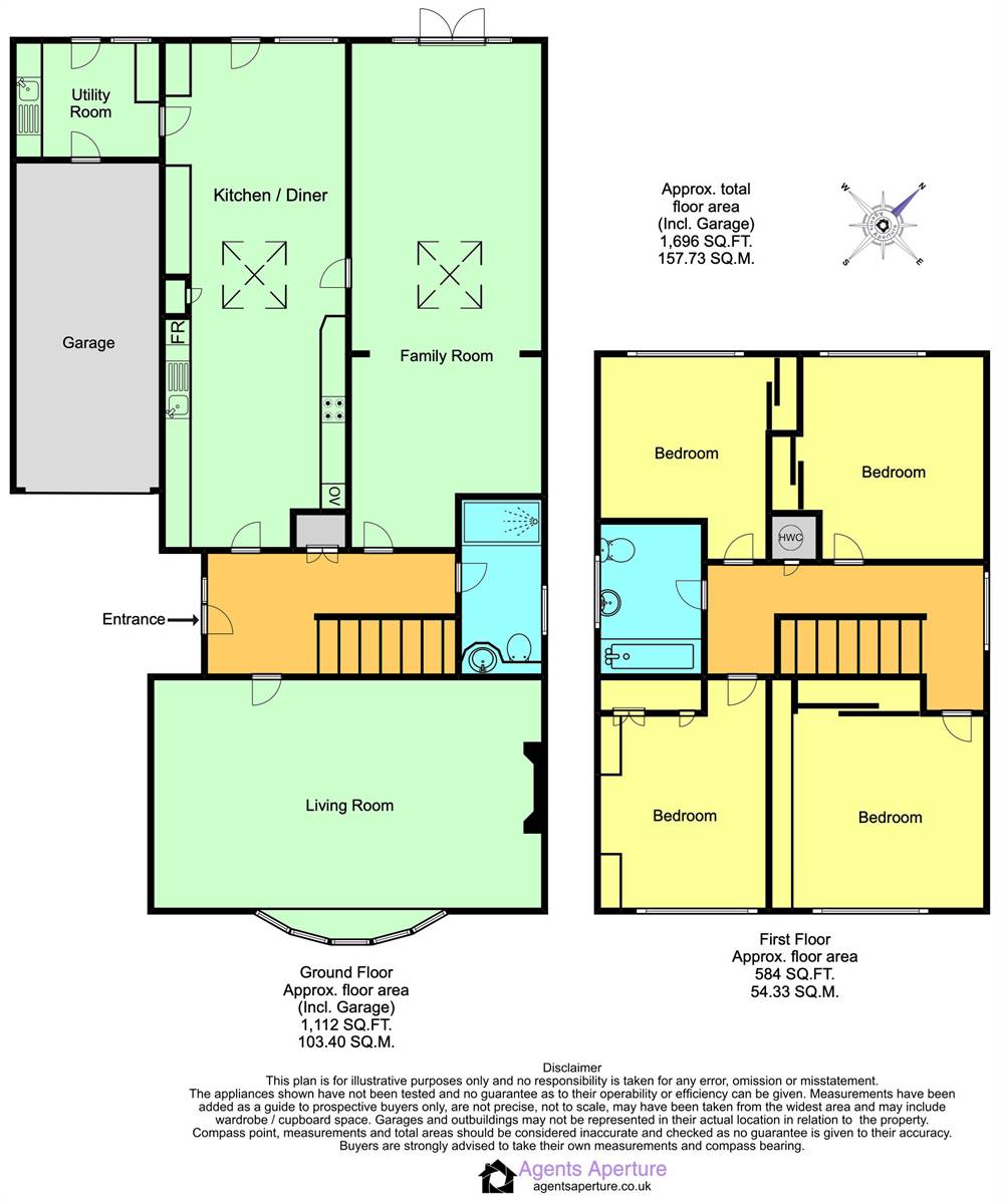 Briary, Down Barton Road, Birchington floorplan