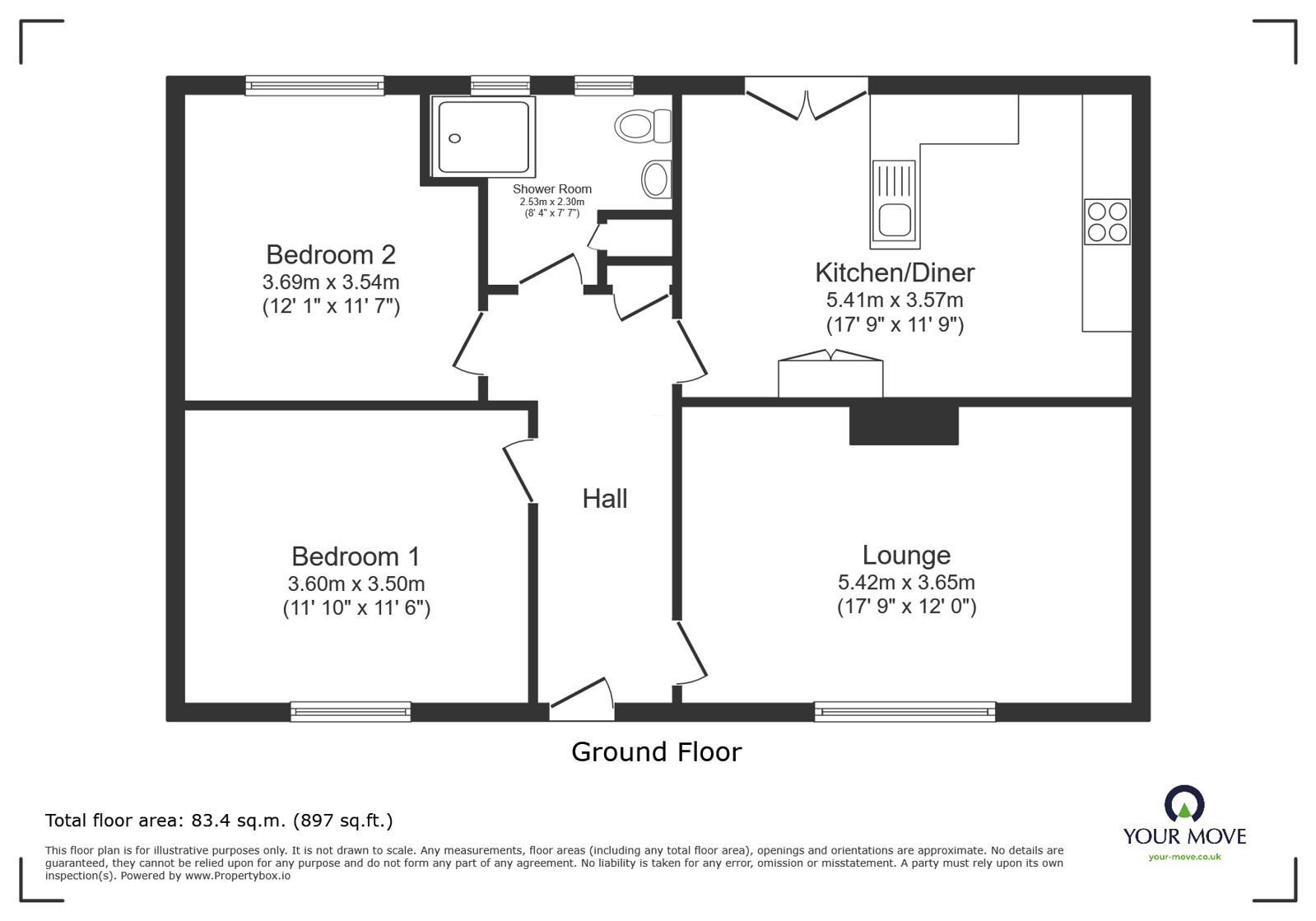 21, Thorpe Avenue, Lincolnshire floorplan