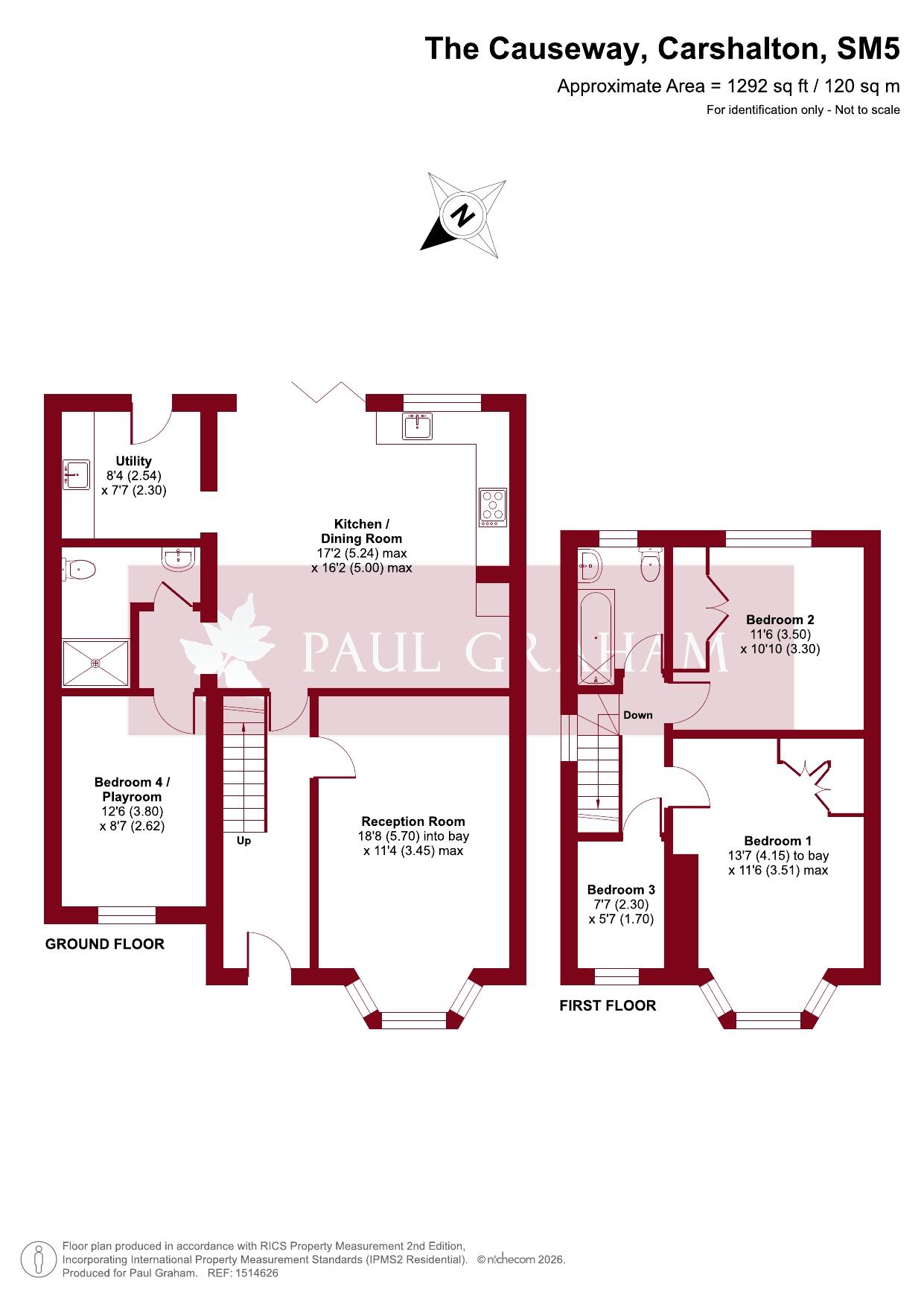 88, The Causeway, Carshalton floorplan