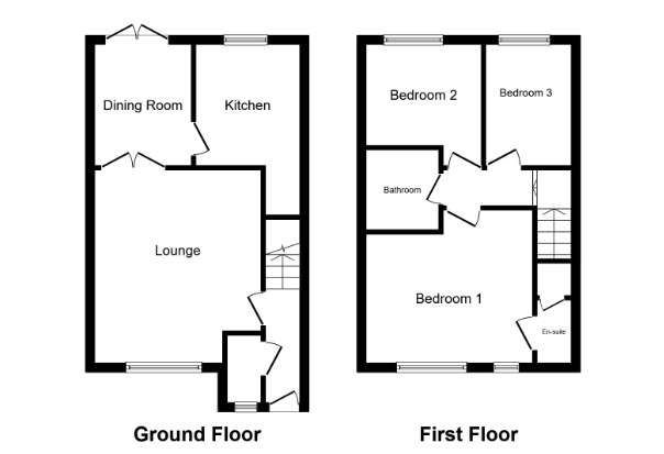44, Oakwood Close, Blackpool floorplan