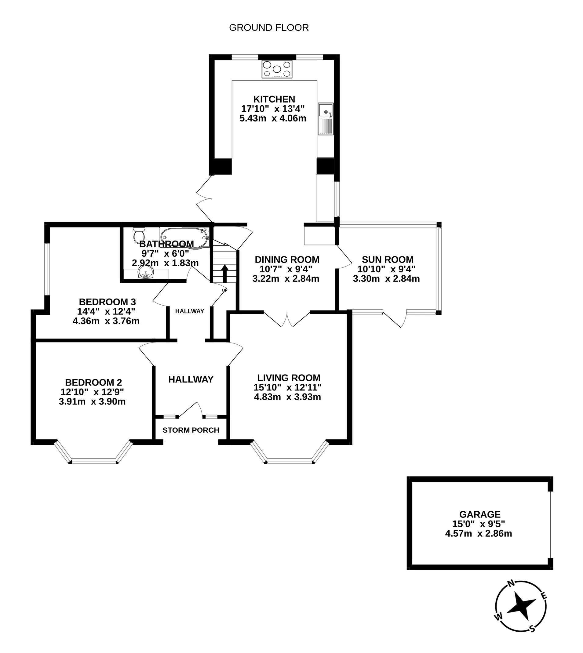 15, Summerhill Road, Onchan floorplan