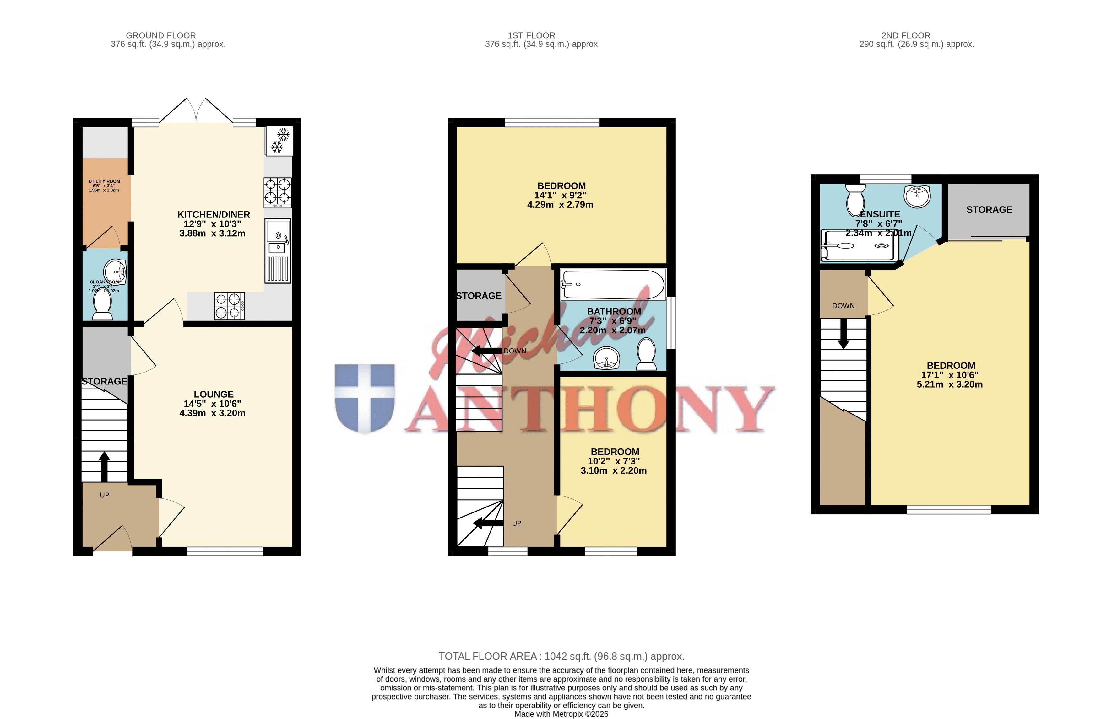 76, Burney Drive, Milton Keynes floorplan