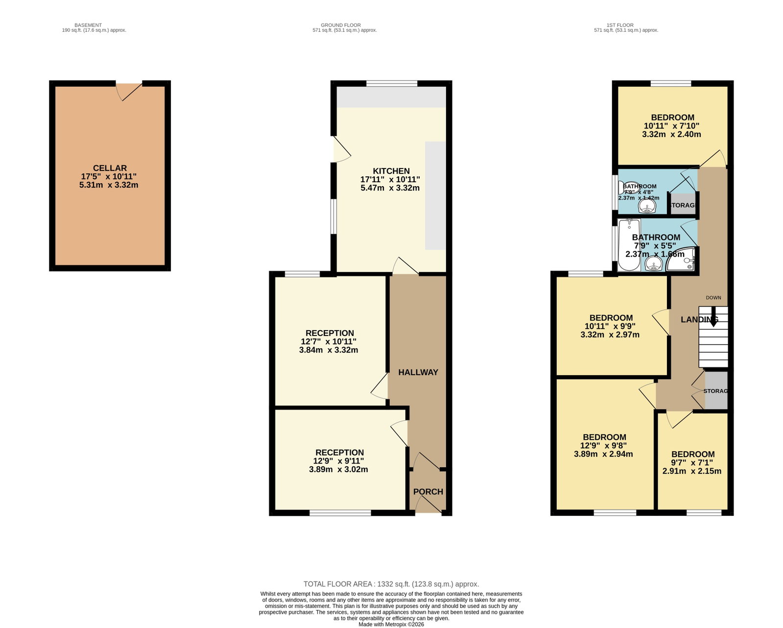 17, Tynewydd Terrace, Newport floorplan