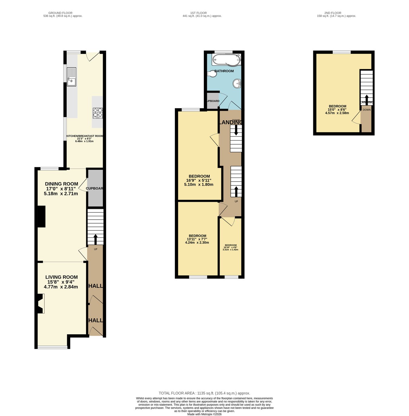 5, Chandler Road, Bexhill-on-Sea floorplan