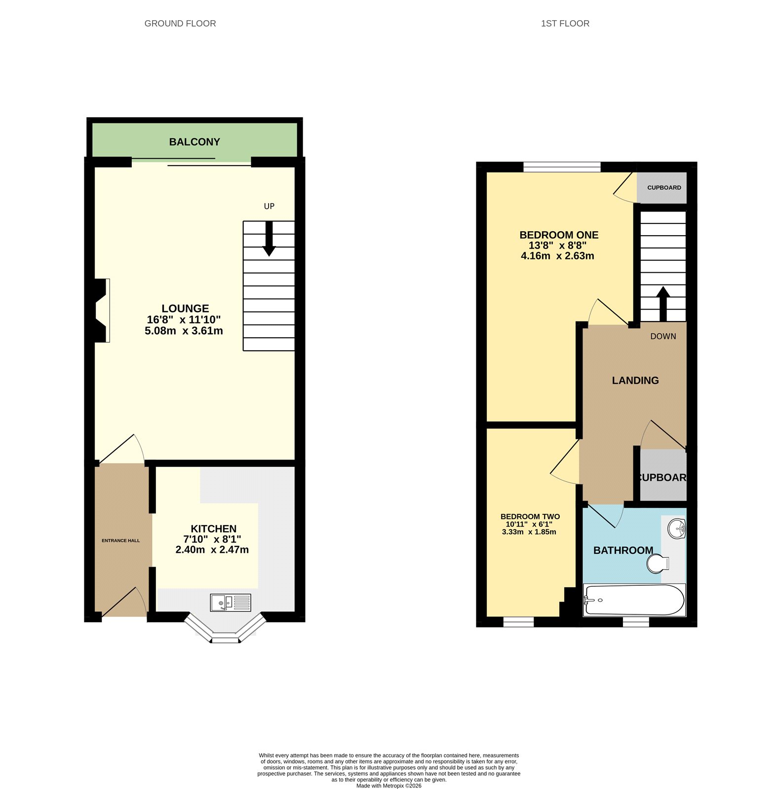 21, Mill Lane, Worcestershire floorplan