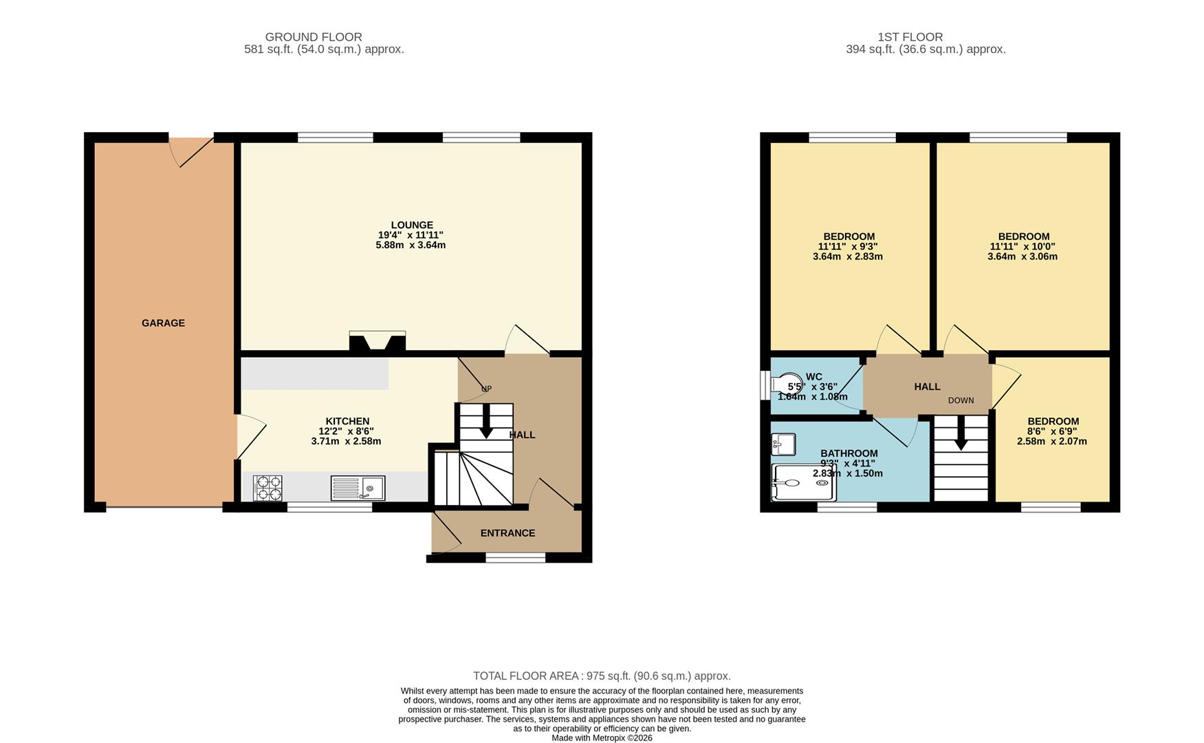 12, Meadway, Liverpool floorplan