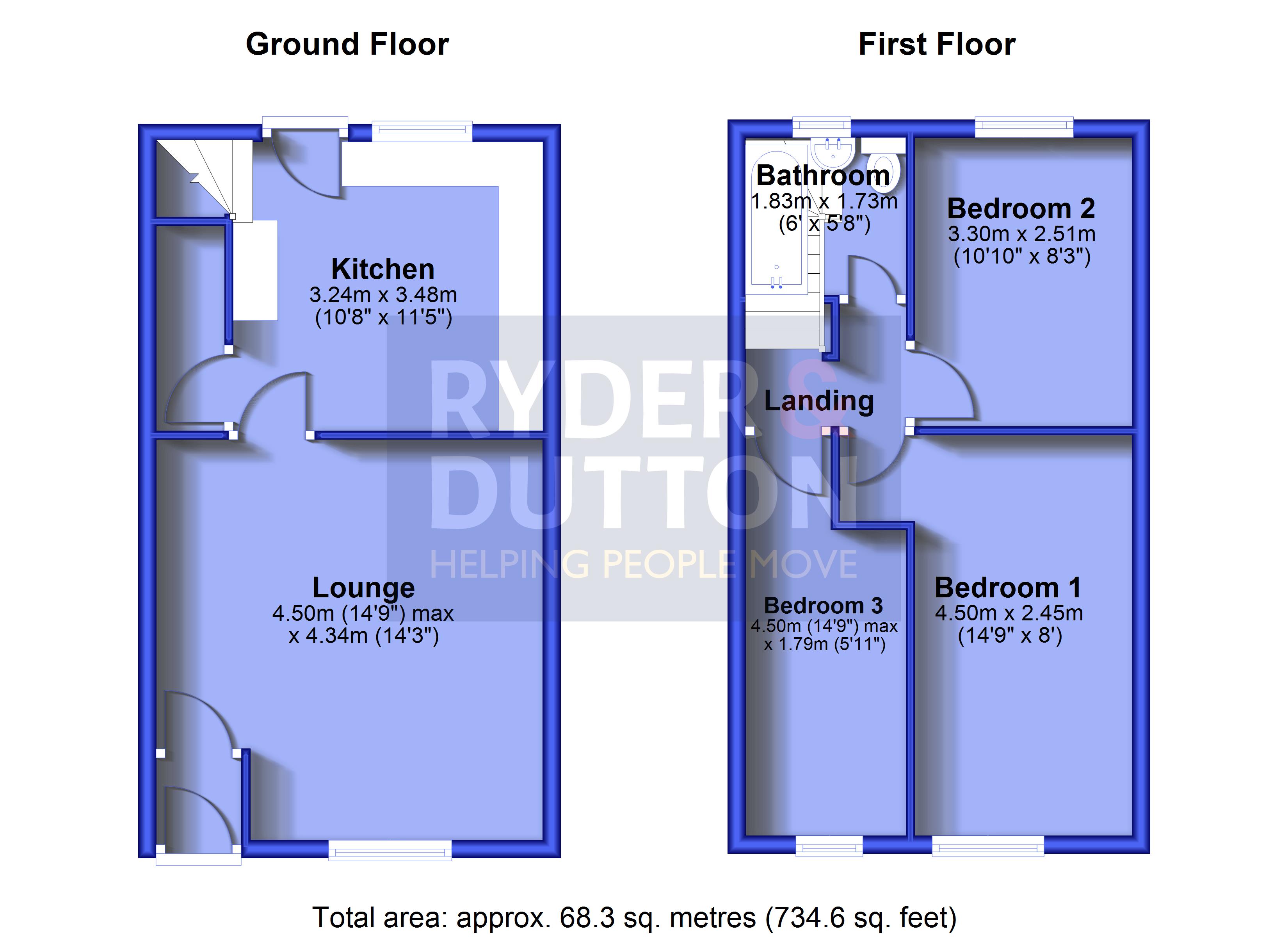 327, Rochdale Road, Oldham floorplan