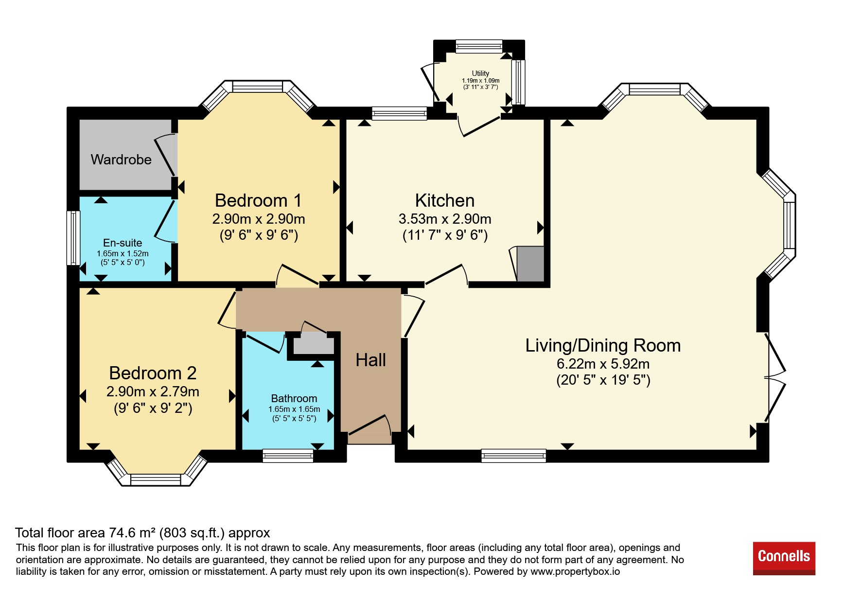 Rydon Lane, Exeter floorplan