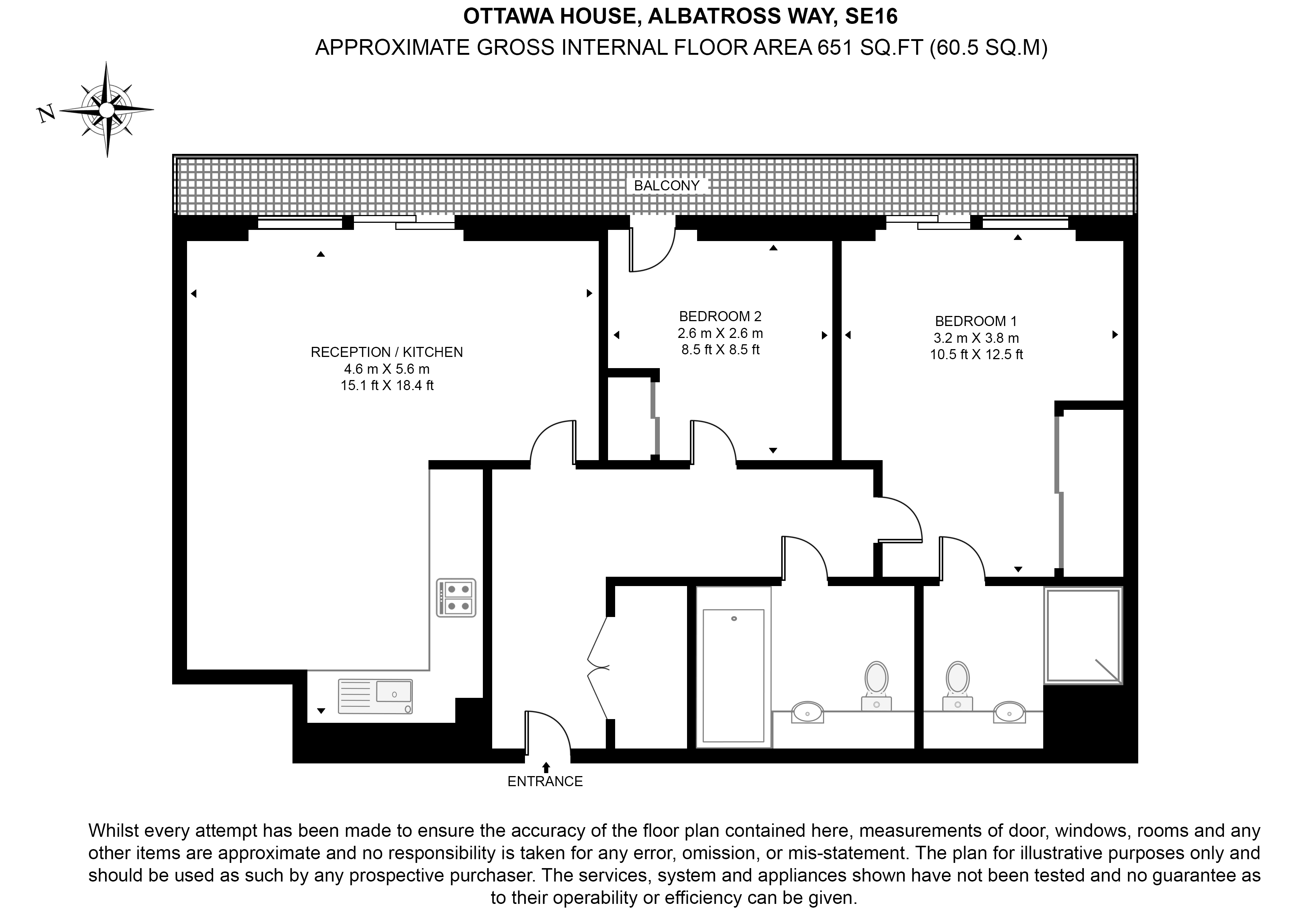 Albatross Way, London floorplan
