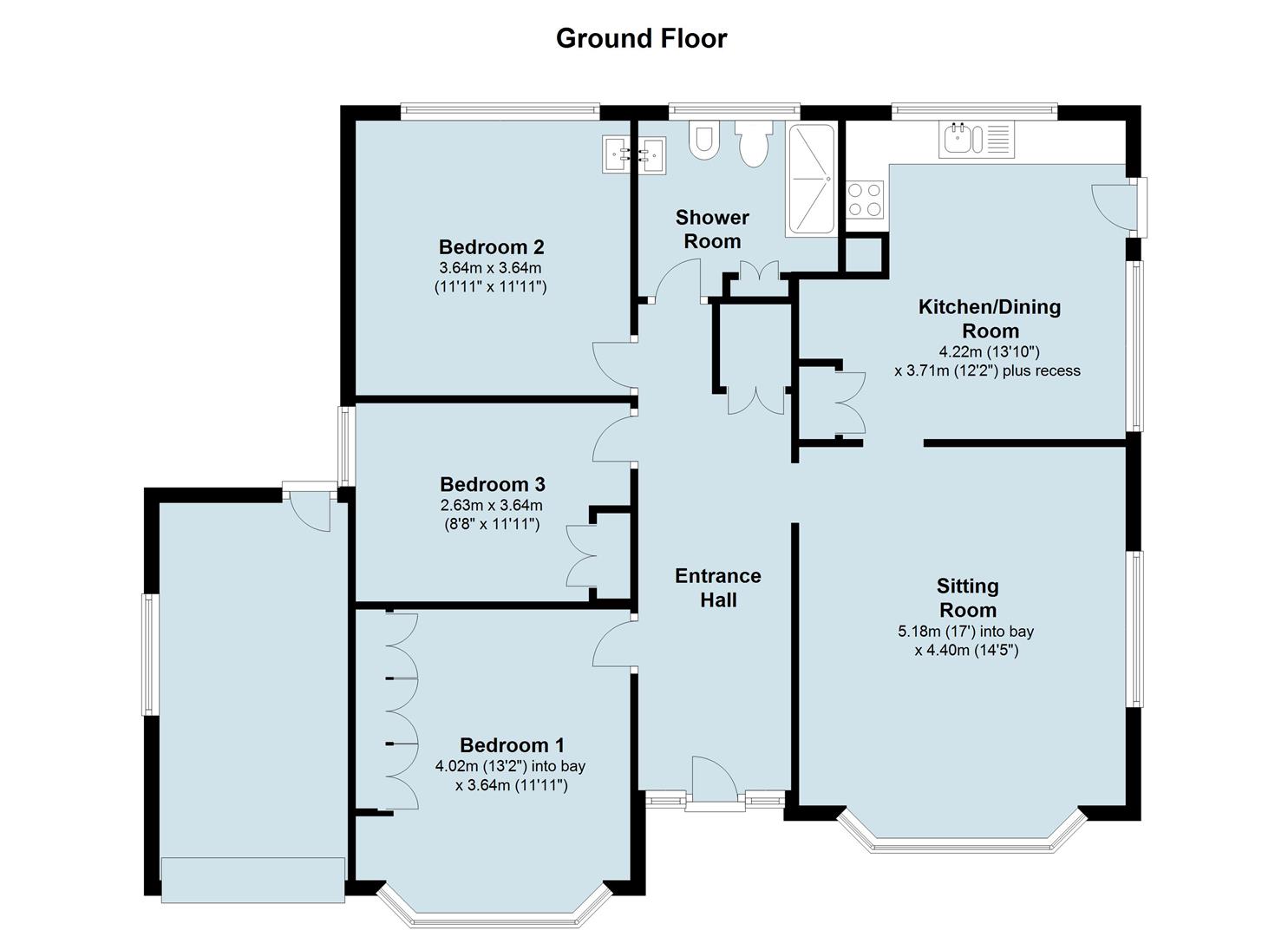 3 Bedrooms Bungalow for sale in Rotherwood Drive, Ashby-De-La-Zouch LE65