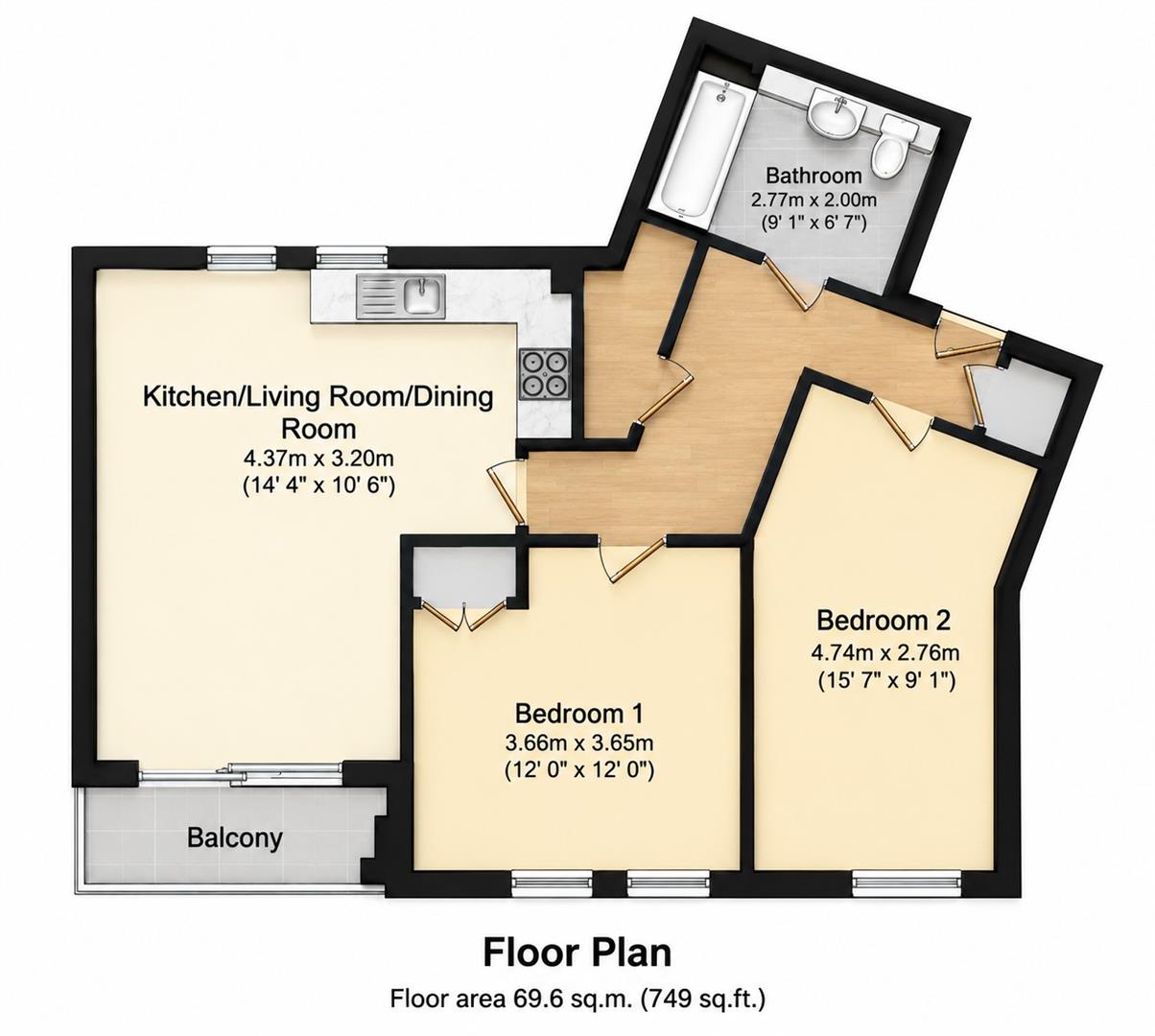 Nicholson Road, Weston-Super-Mare floorplan