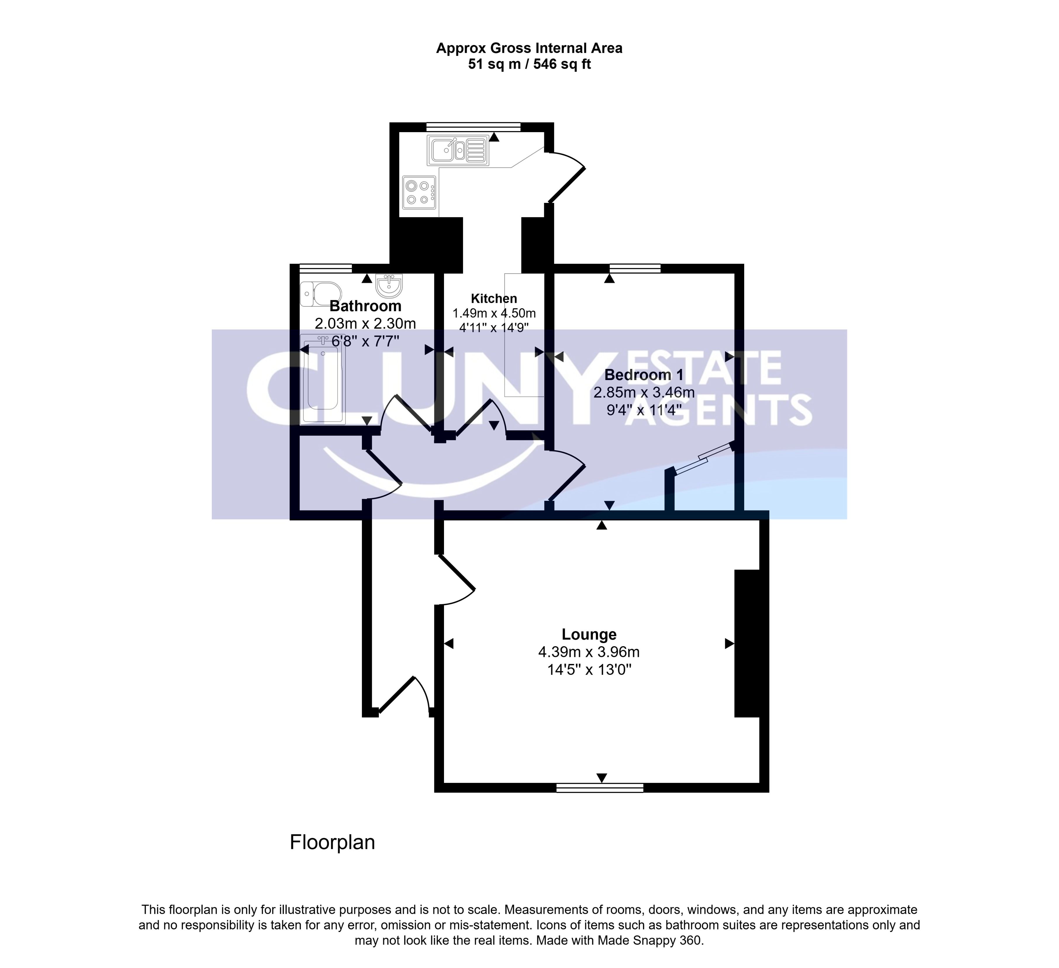 4, Robertson Place, Forres floorplan