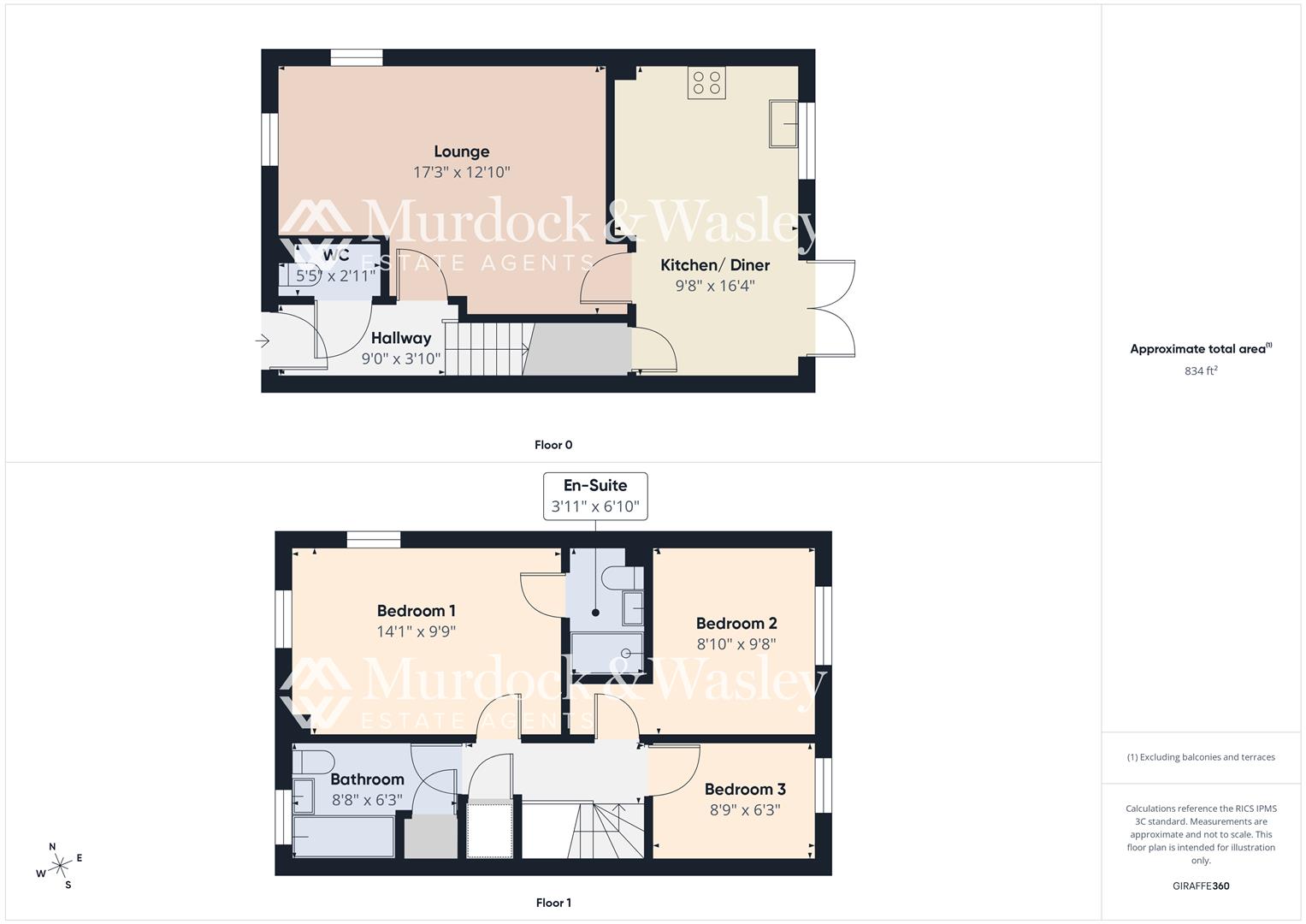 44, Chestnut Road, Gloucester floorplan