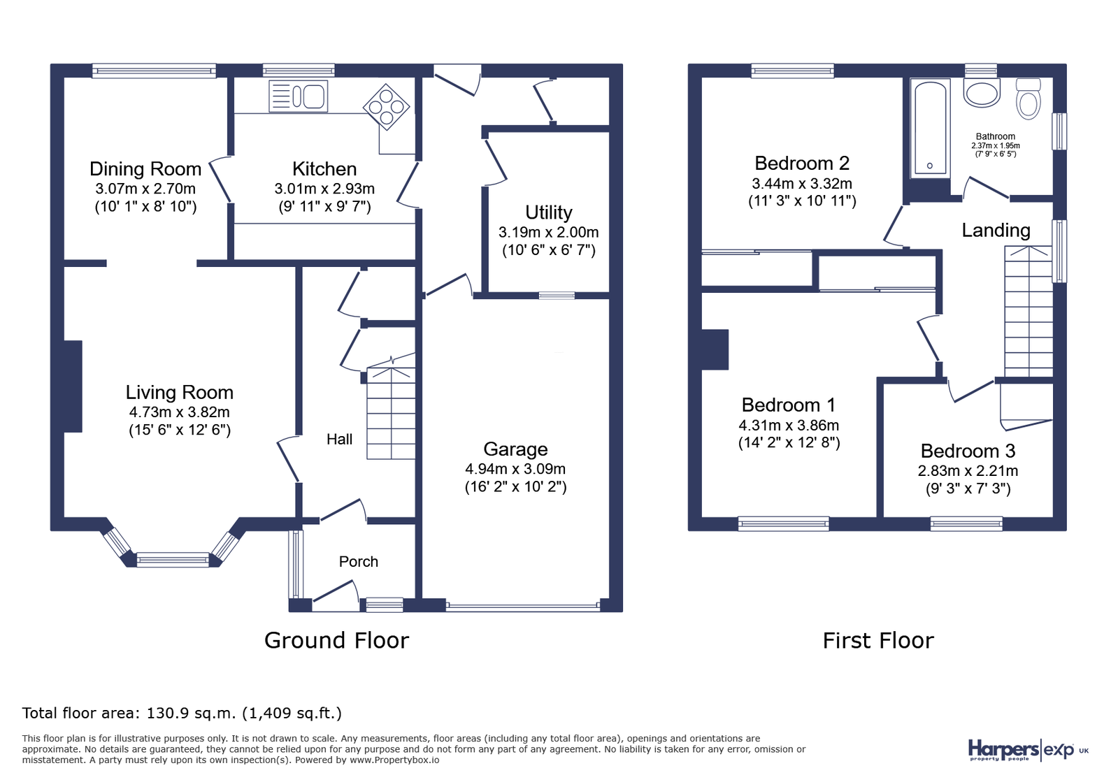 15, Hartlands, Bedlington floorplan
