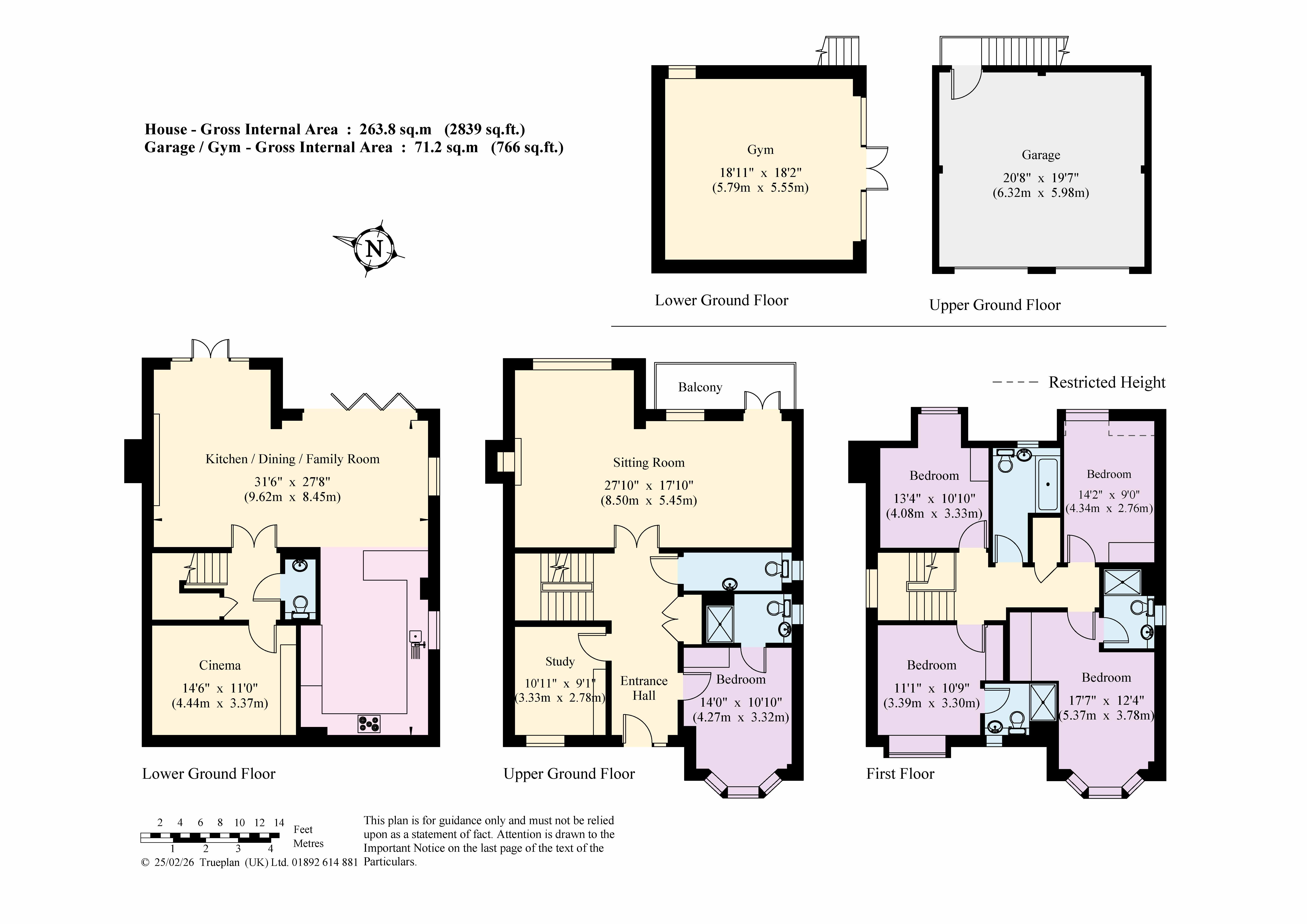 14, Frank Rosier Way, Tunbridge Wells floorplan