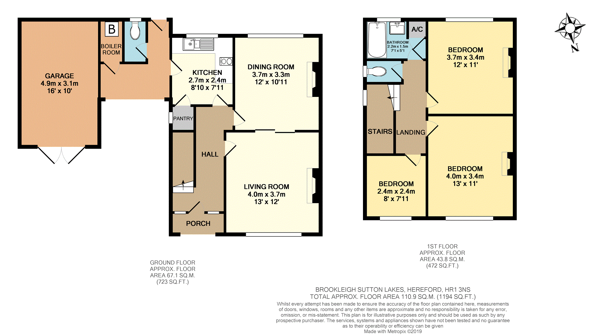 3 Bedrooms Detached house for sale in Sutton Lakes, Hereford HR1