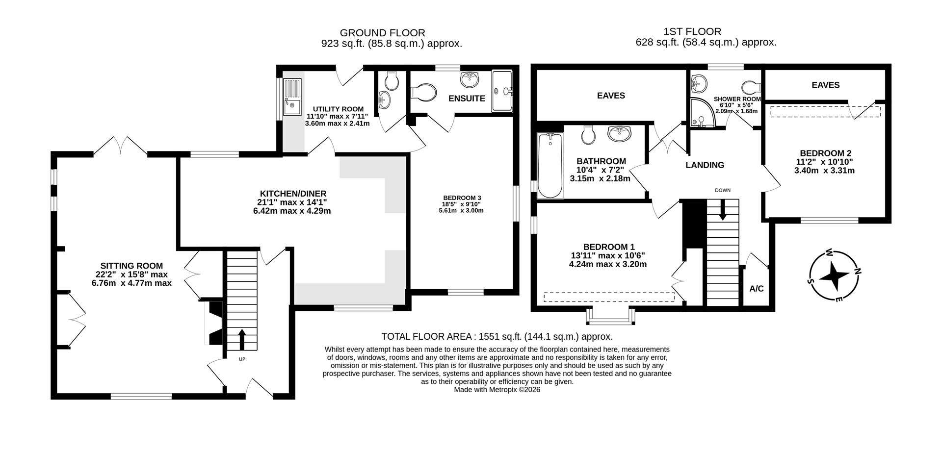The Lilacs, Godmanstone, Dorchester floorplan