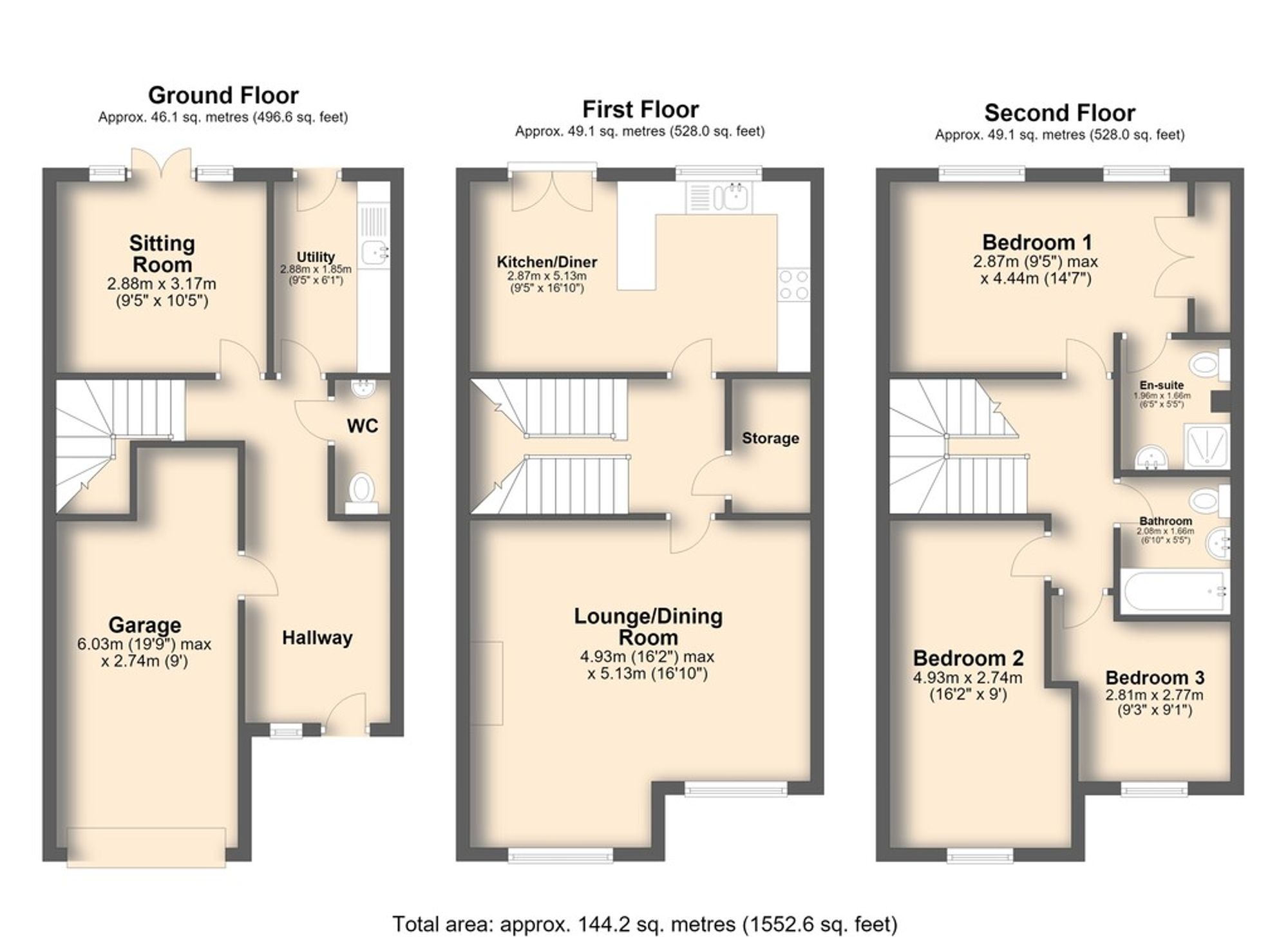 28 Blenheim Mews, Sheffield floorplan