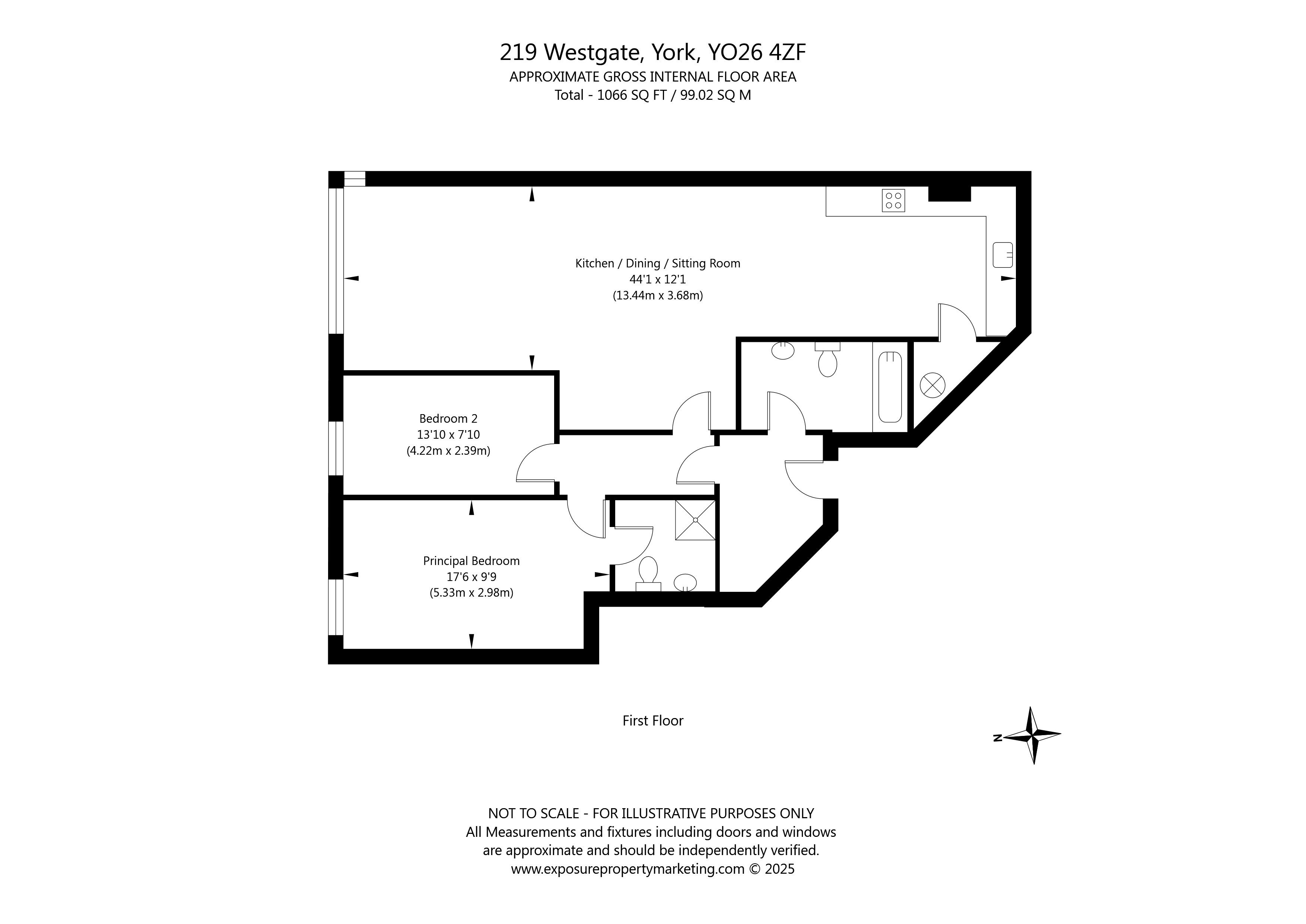 219 Westgate Apartments,, Leeman Road, North Yorkshire floorplan