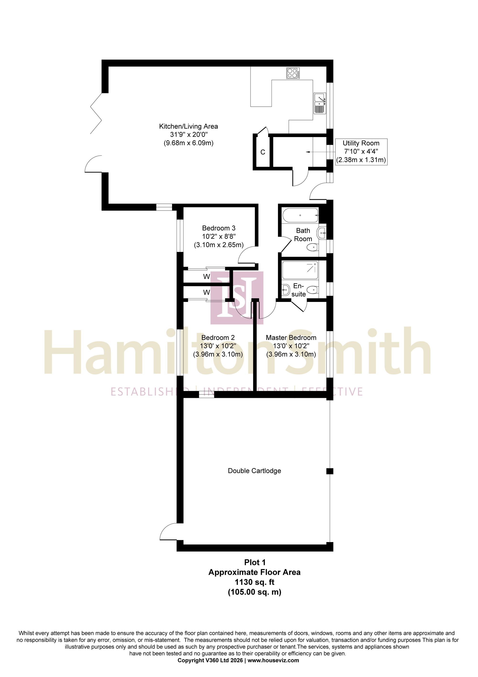 1 St. Johns Barns Church Road, Stowmarket floorplan