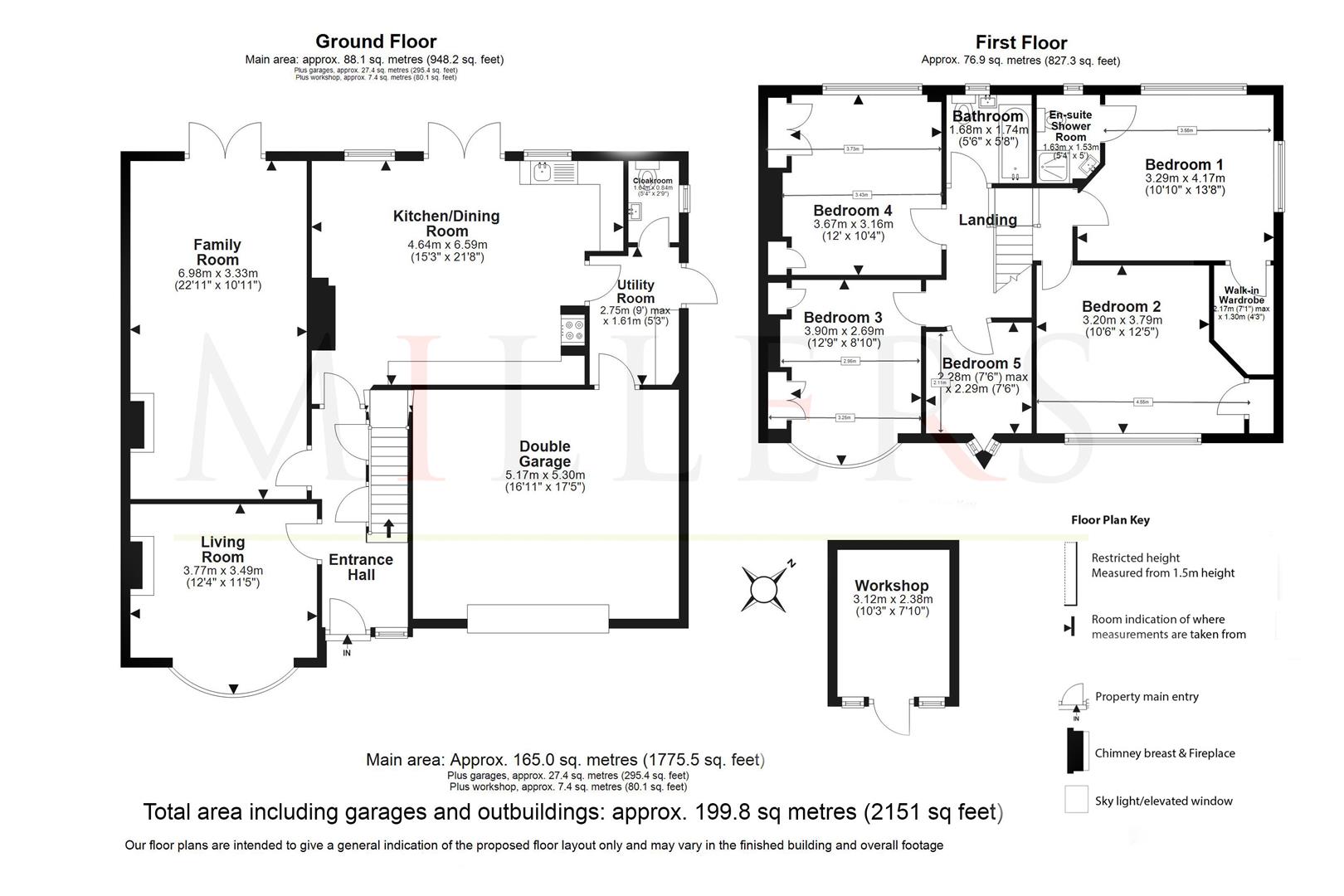 1, Laburnum Road, Coopersale floorplan