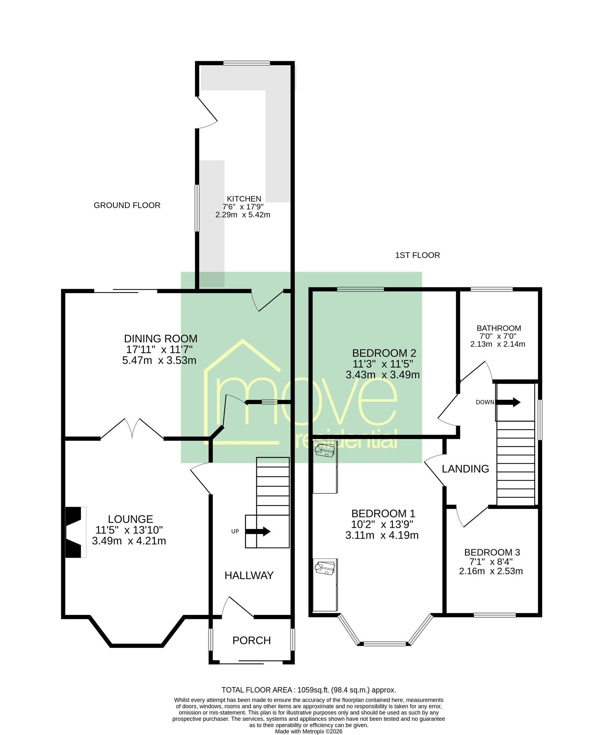 31 Newton Park Road, Wirral floorplan