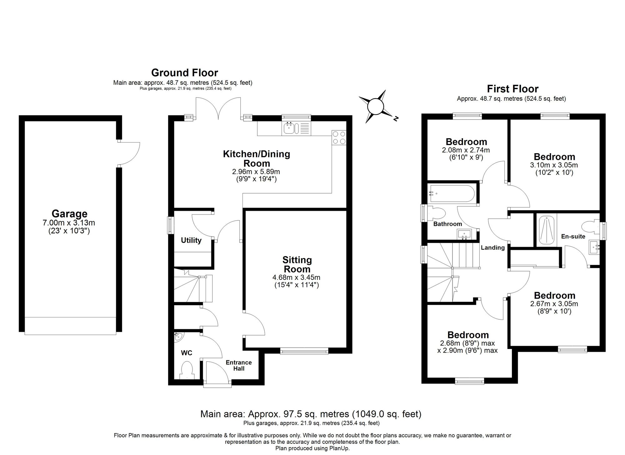 9 Brassey Way, Henlow floorplan