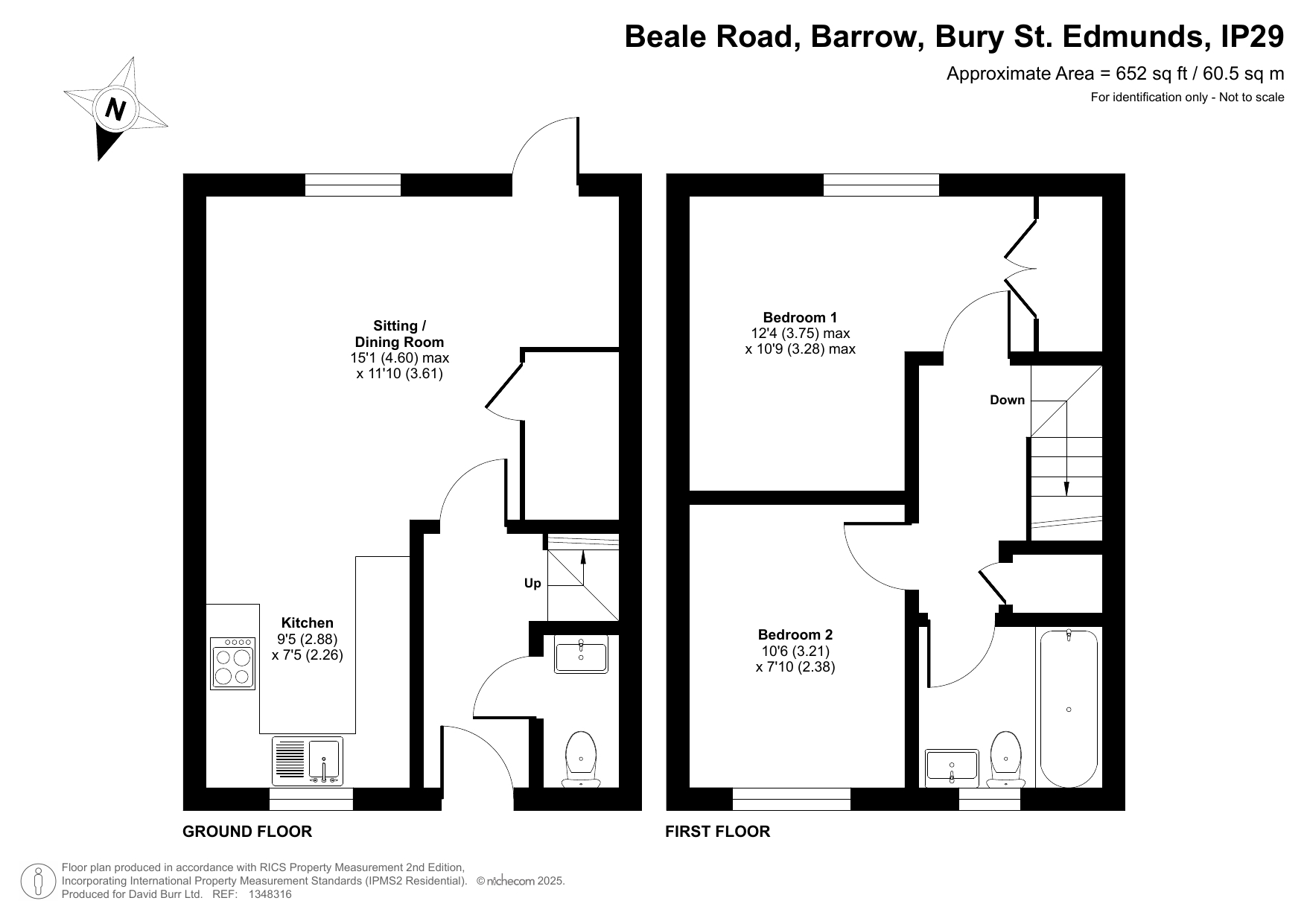 22, Beale Road, Bury St. Edmunds floorplan