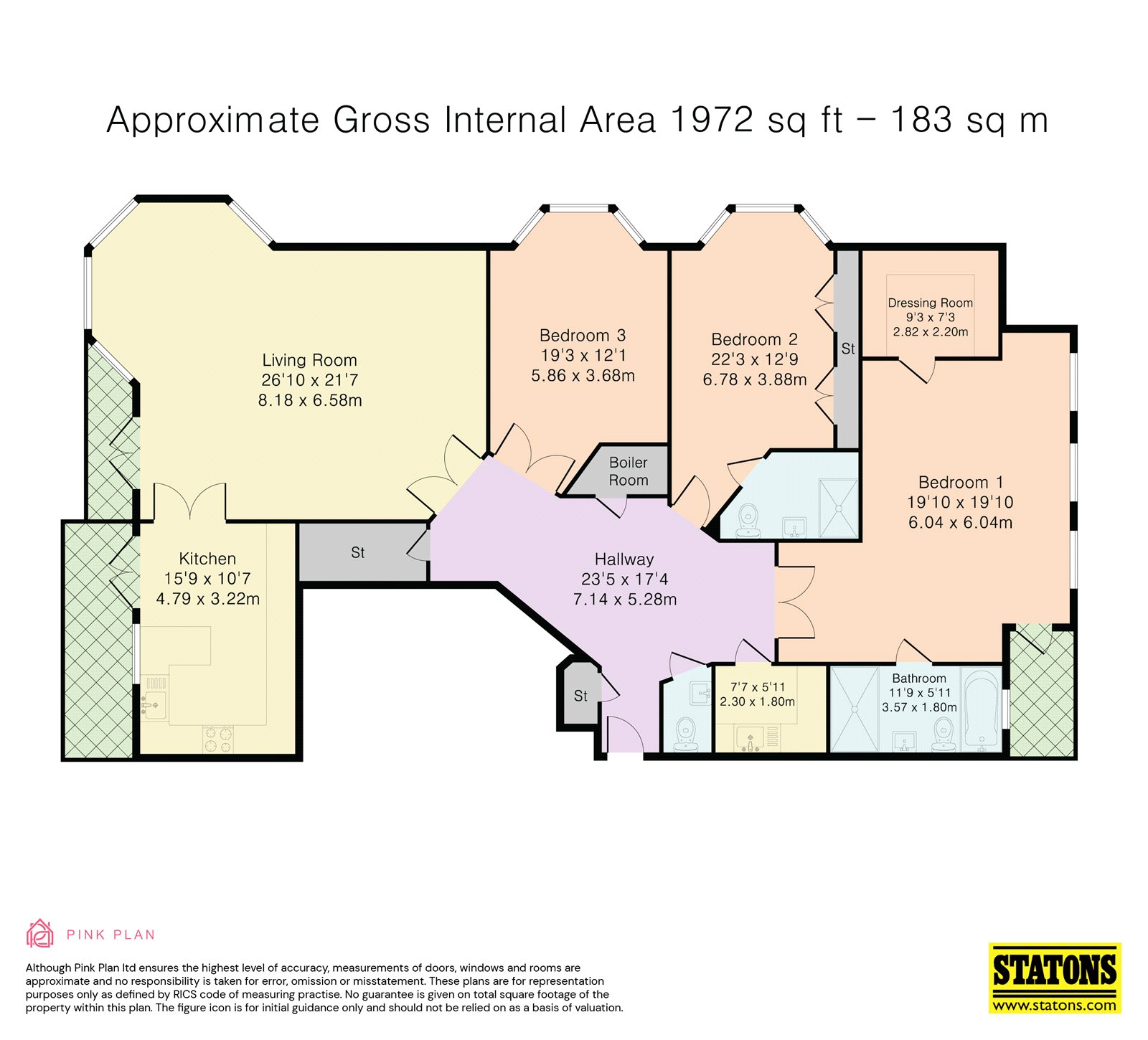 Apartment 5, Amara Lodge, 371, Cockfosters Road, Hadley Wood floorplan